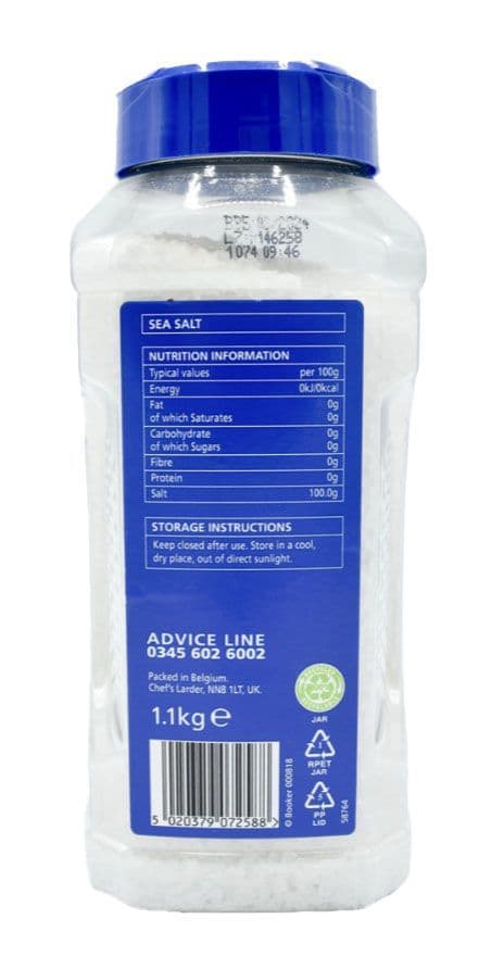 1.1kg Sea Salt Seasoning - Bulk Food Ration Storage - Image 2