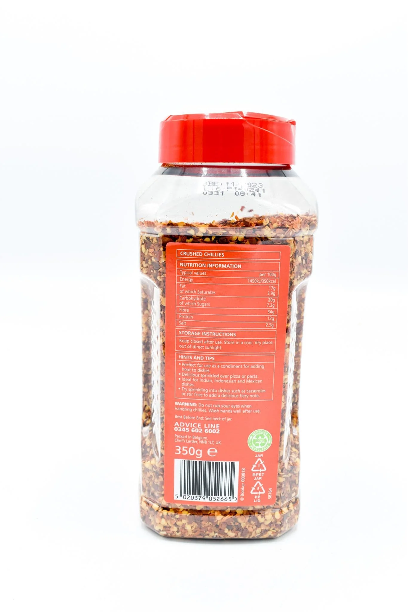 350g Crushed Chillies - Bulk Food Ration Storage - Image 2