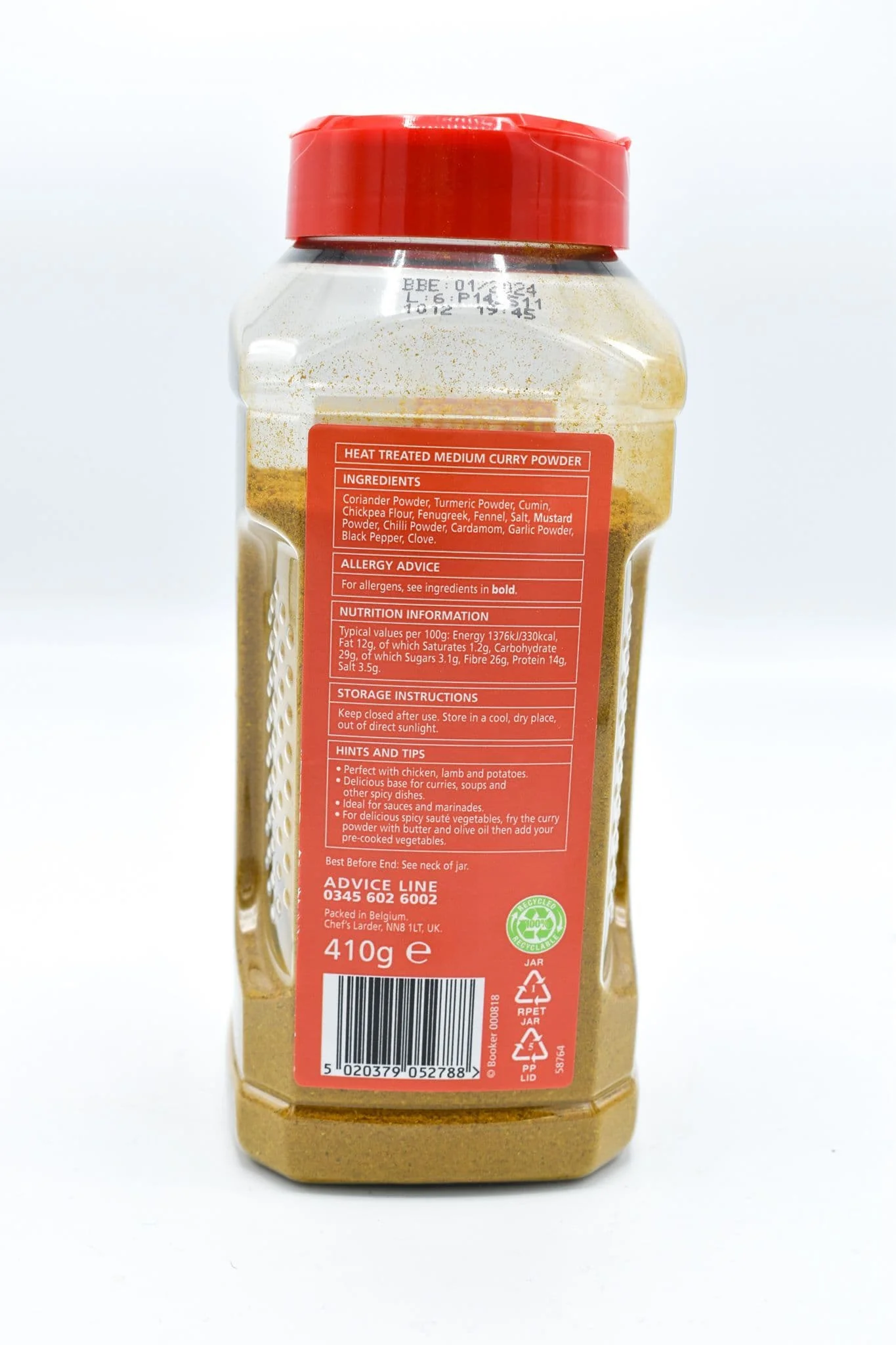 410g Madras Curry Powder Seasoning - Bulk Food Ration Storage - Image 2