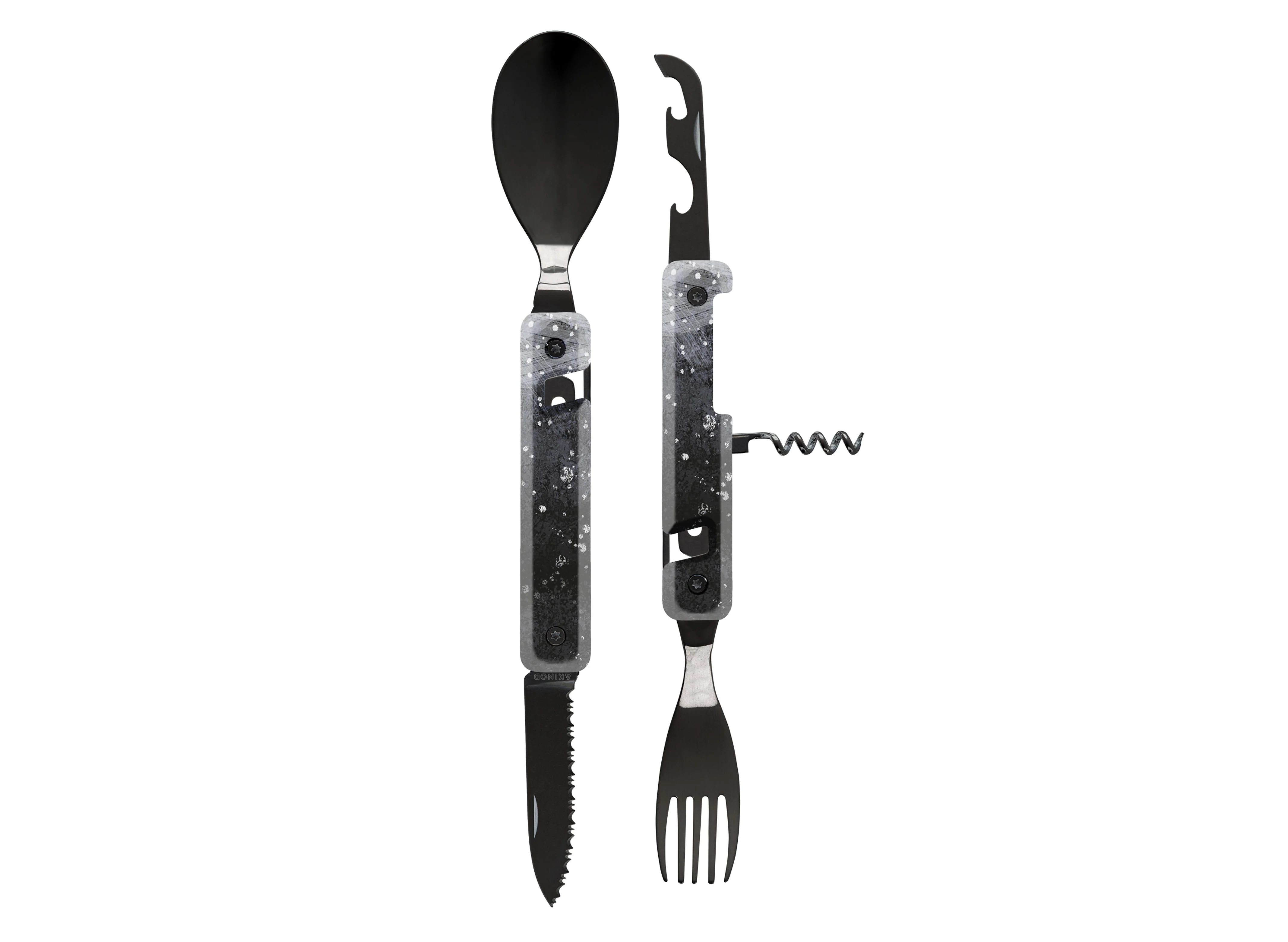 Akinod Multifunction Magnetic Cutlery (Black Mirror Finish) - Image 9