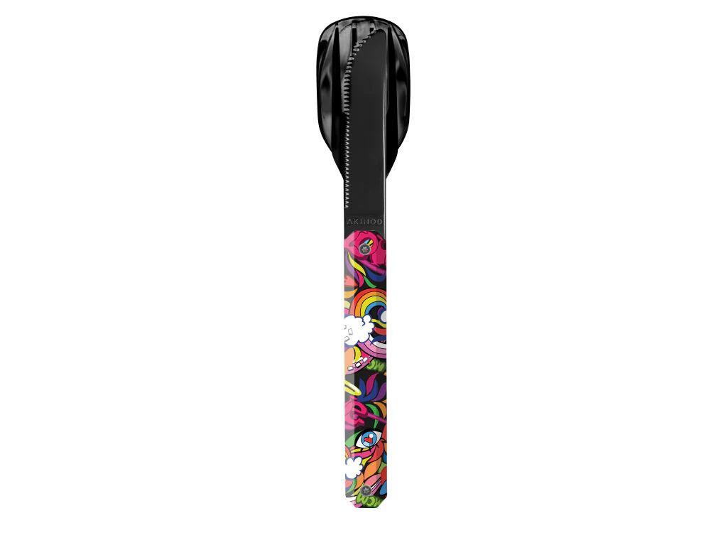 Akinod Straight Magnetic Cutlery (Black Mirror Finish) - Image 4