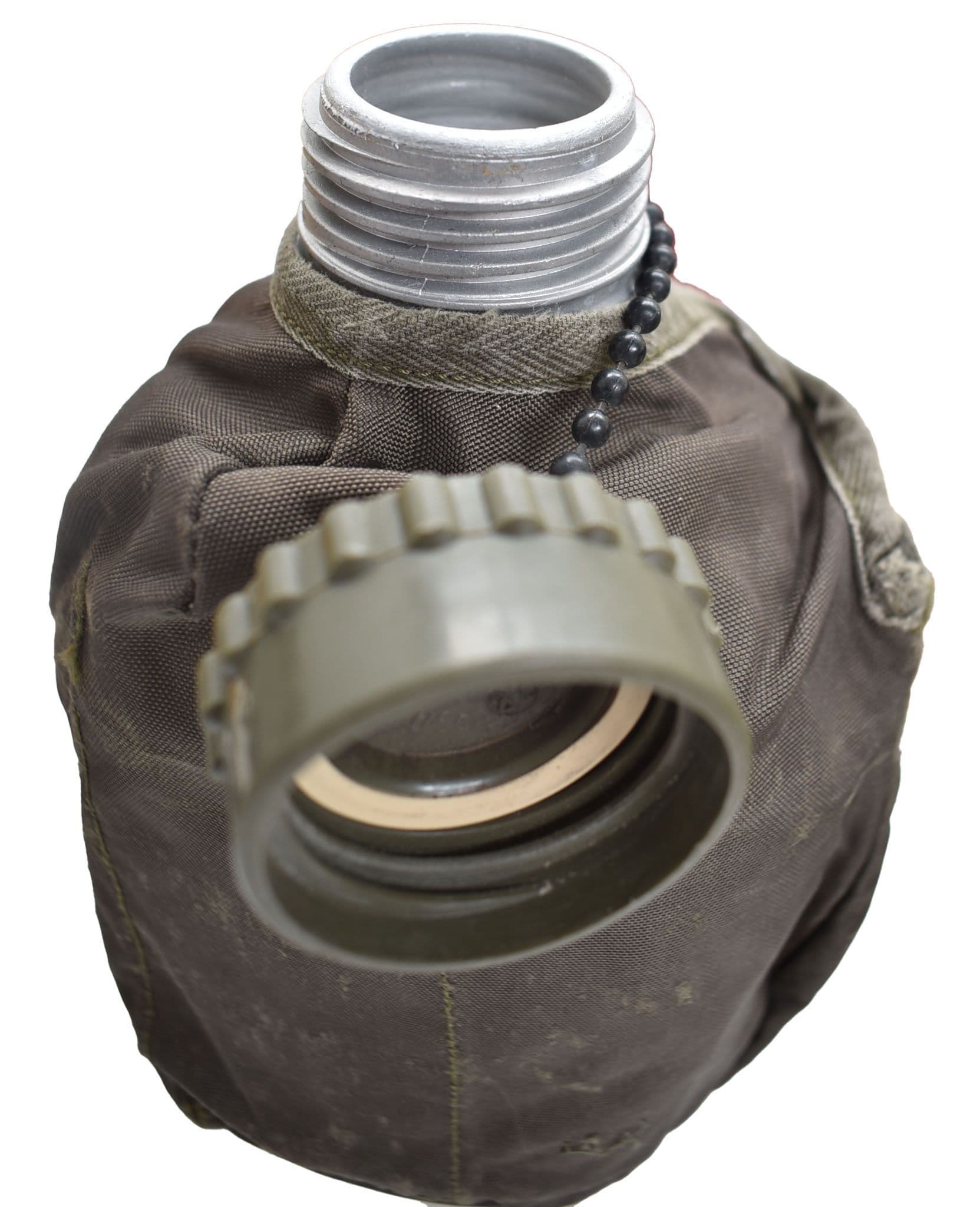 Austrian Military Aluminium Bottle With Cover - Image 3
