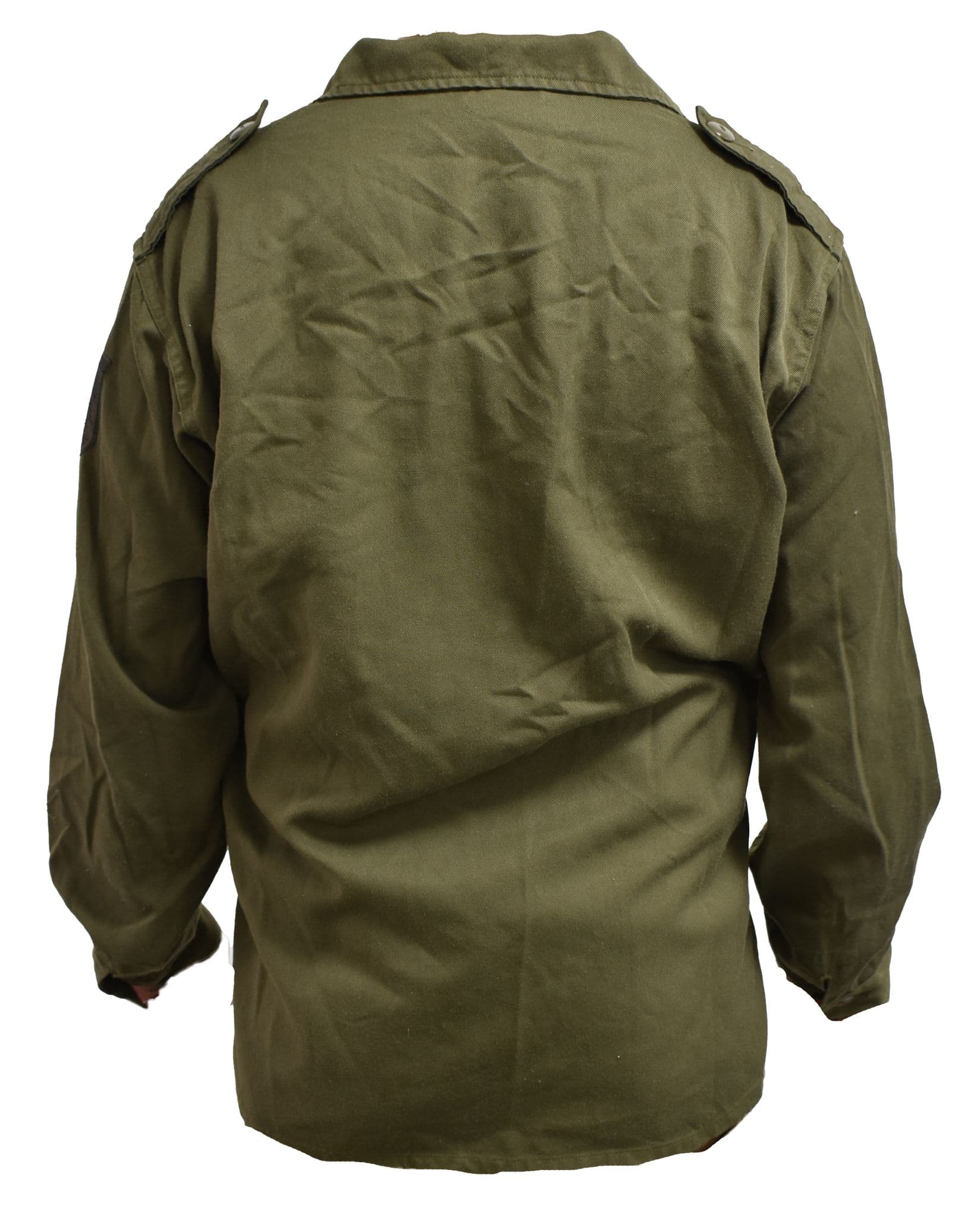 Austrian Military Heavyweight Olive Green Shirt - Image 3