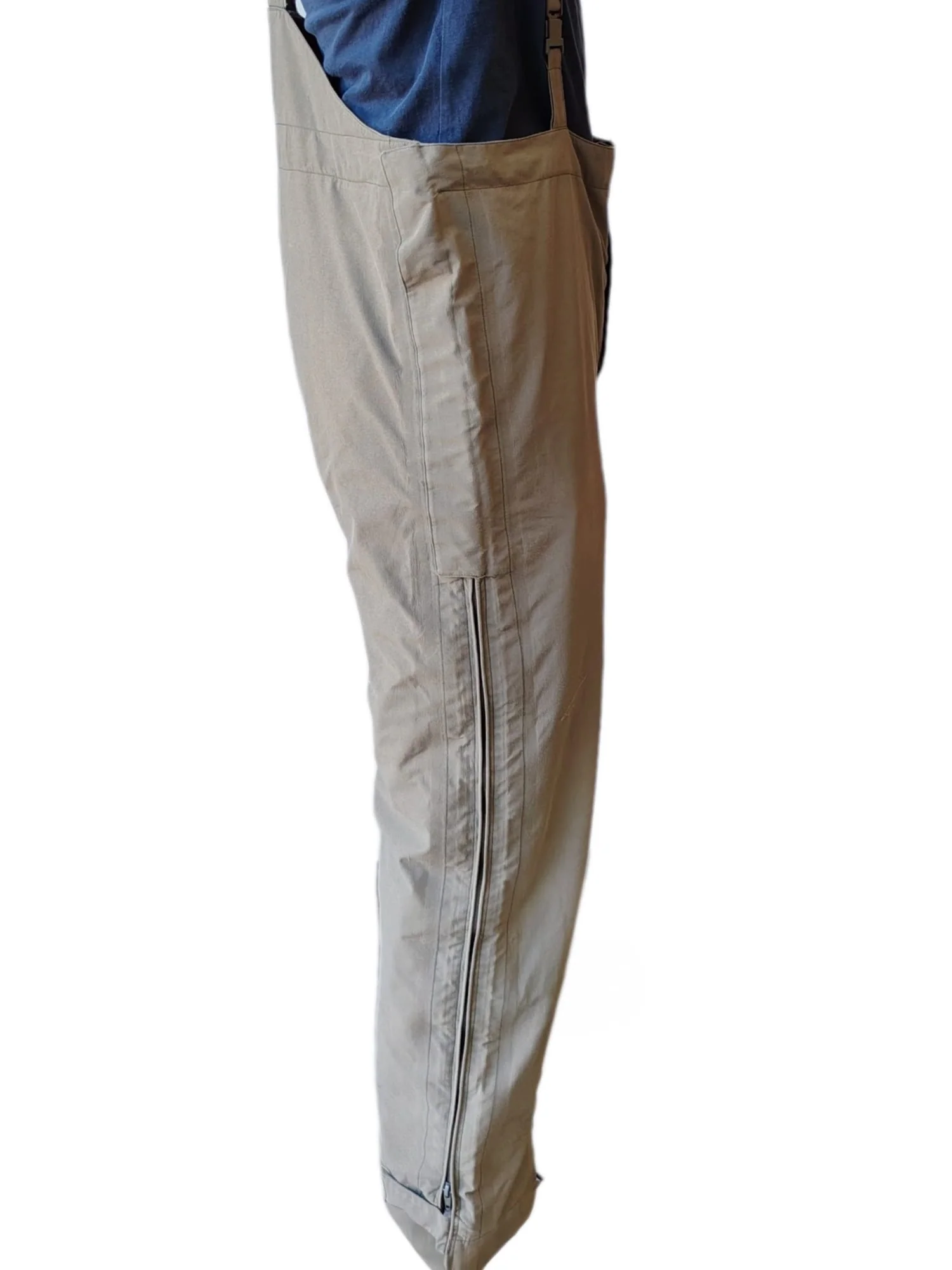 Austrian Military Tan Gore-Tex Bib &amp; Brace Trousers - Image 3