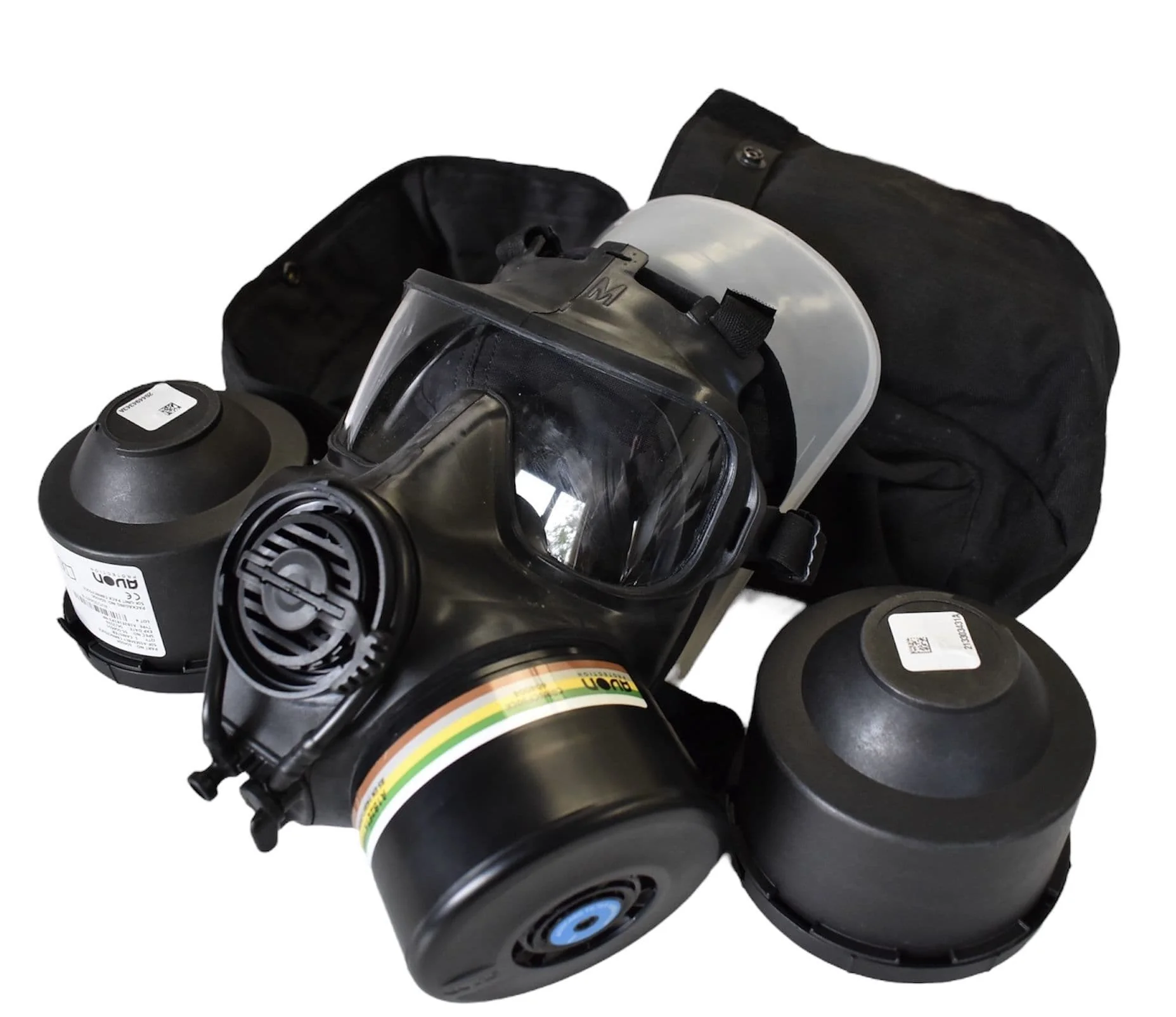 Avon FM53 Military CBRN Respirator + 3 Filters & Accessories - Image 2