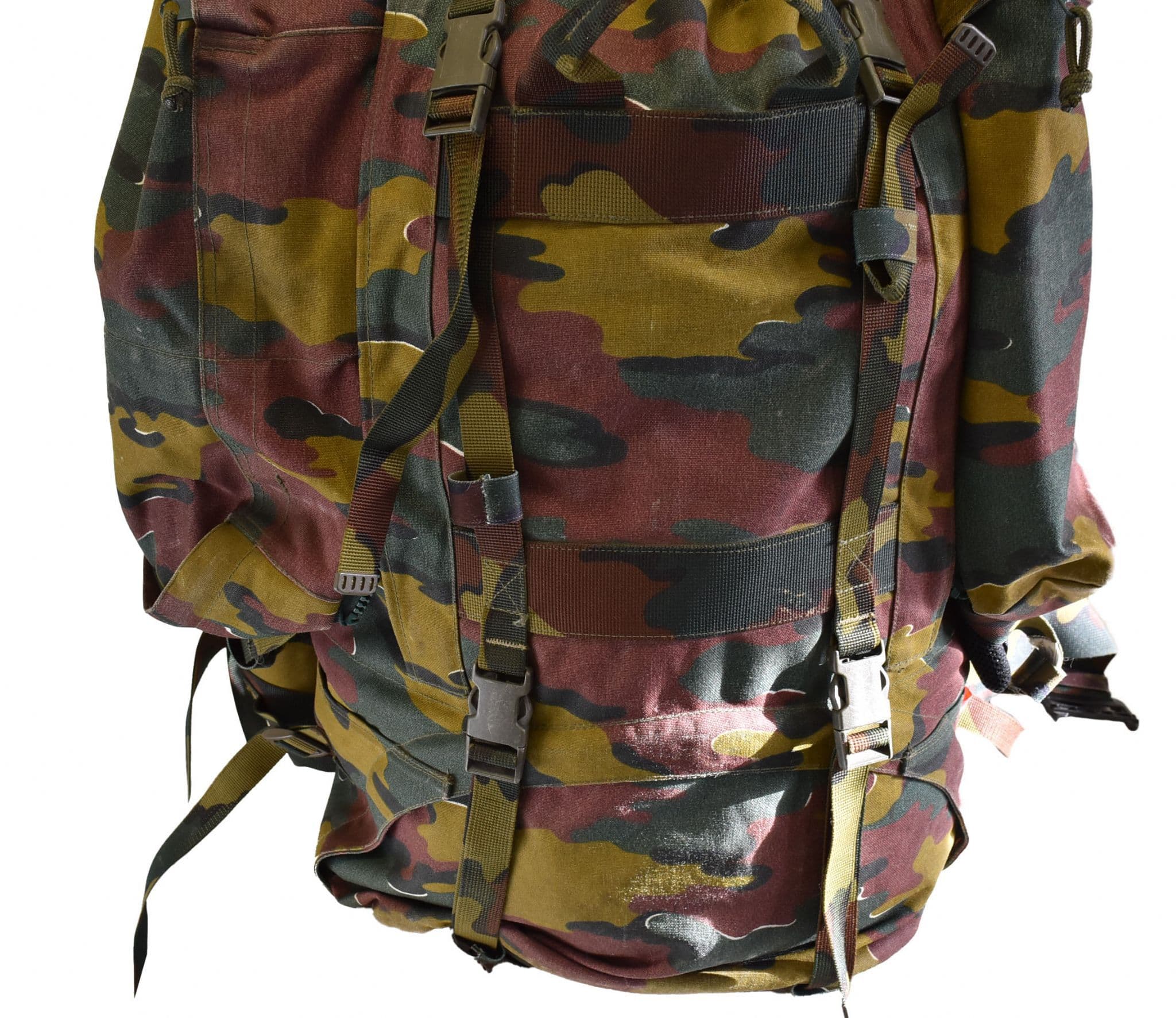 Belgian Army M97 Jigsaw Camo 100L + 20L Bergen & Side Pouches - Image 3