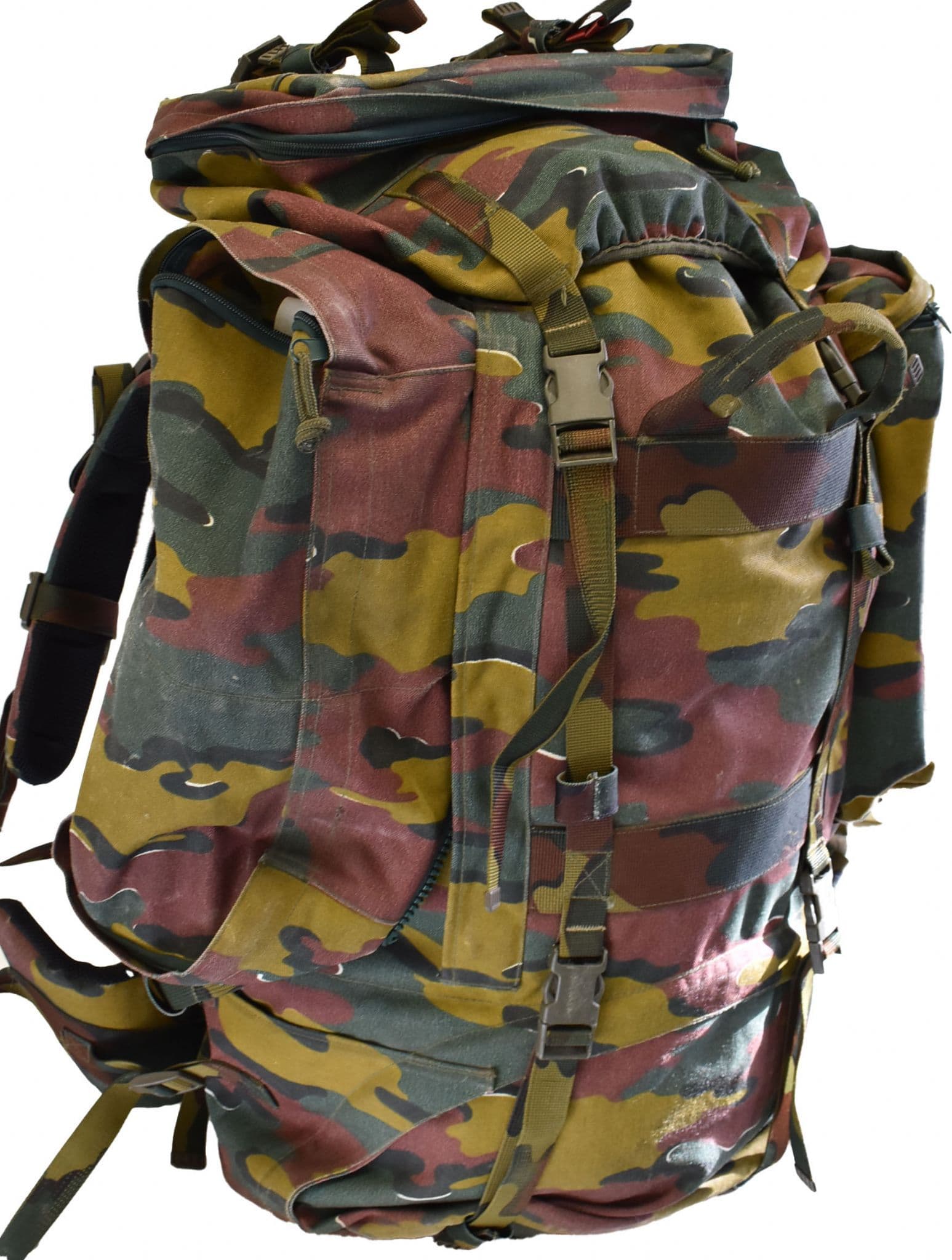 Belgian Army M97 Jigsaw Camo 100L + 20L Bergen & Side Pouches - Image 5