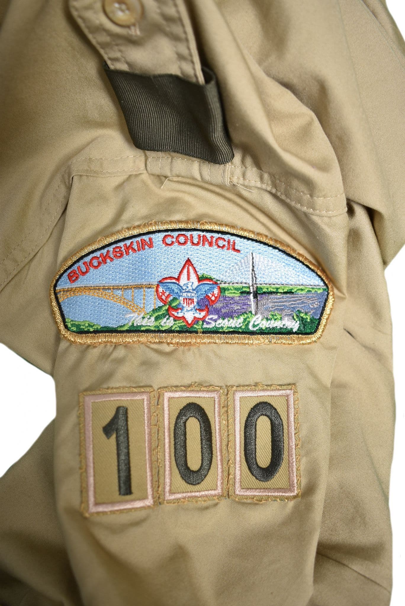 Boy Scouts Of America Tan Short Sleeved Shirt - Image 7
