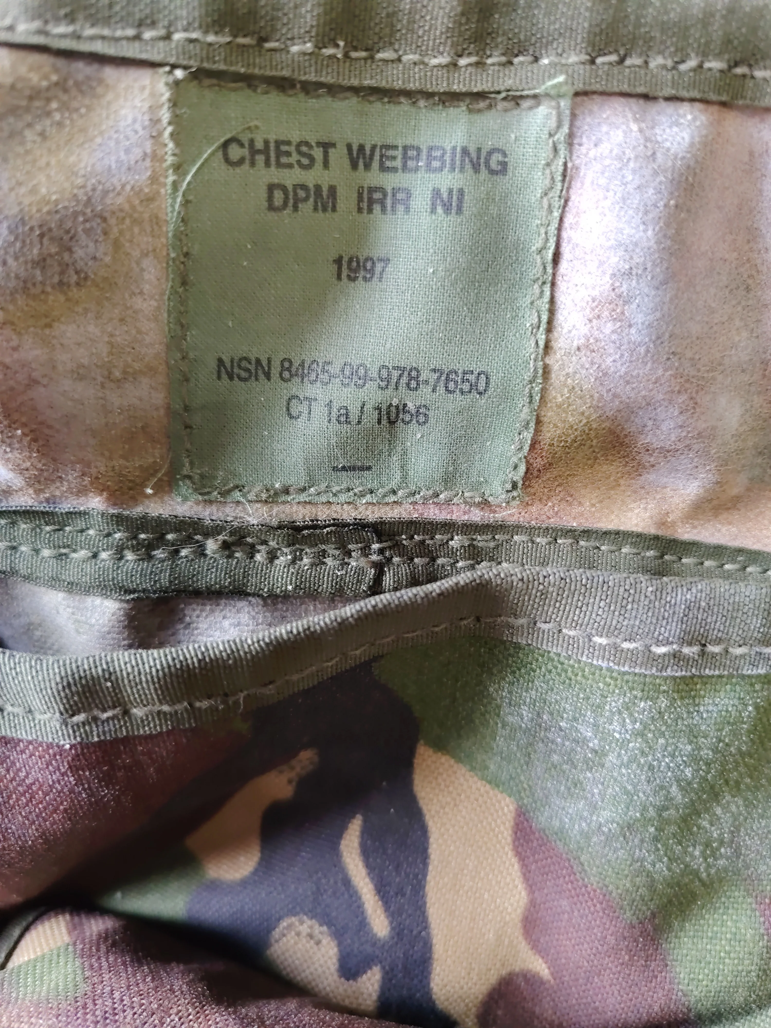 British Army IRR DPM NI Chest Webbing - SAS Issue - Image 4