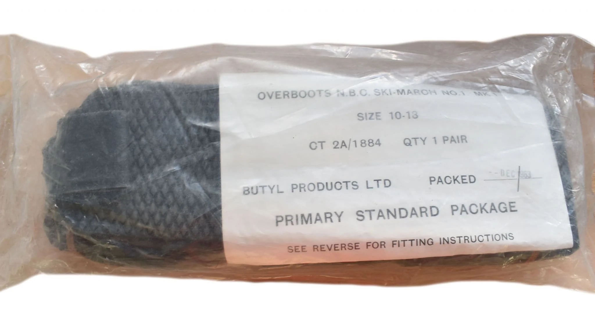 British Army NBC MK1 Ski March Over Boots
