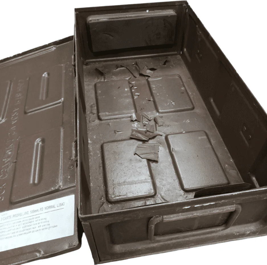British Military C374 Large Metal Ammo Box - Image 3