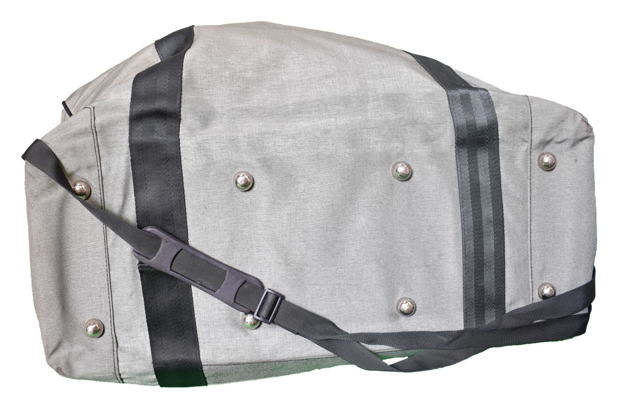 British Military Heavy Duty Canvas Holdall - Grey - Image 4