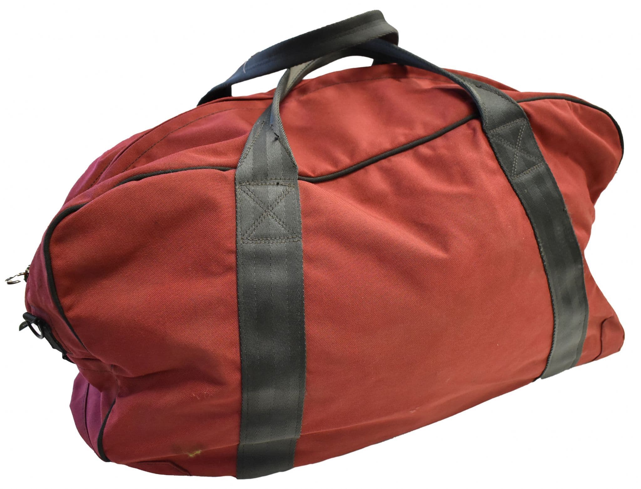 British Military Heavy Duty Canvas Holdall - Red - Image 3