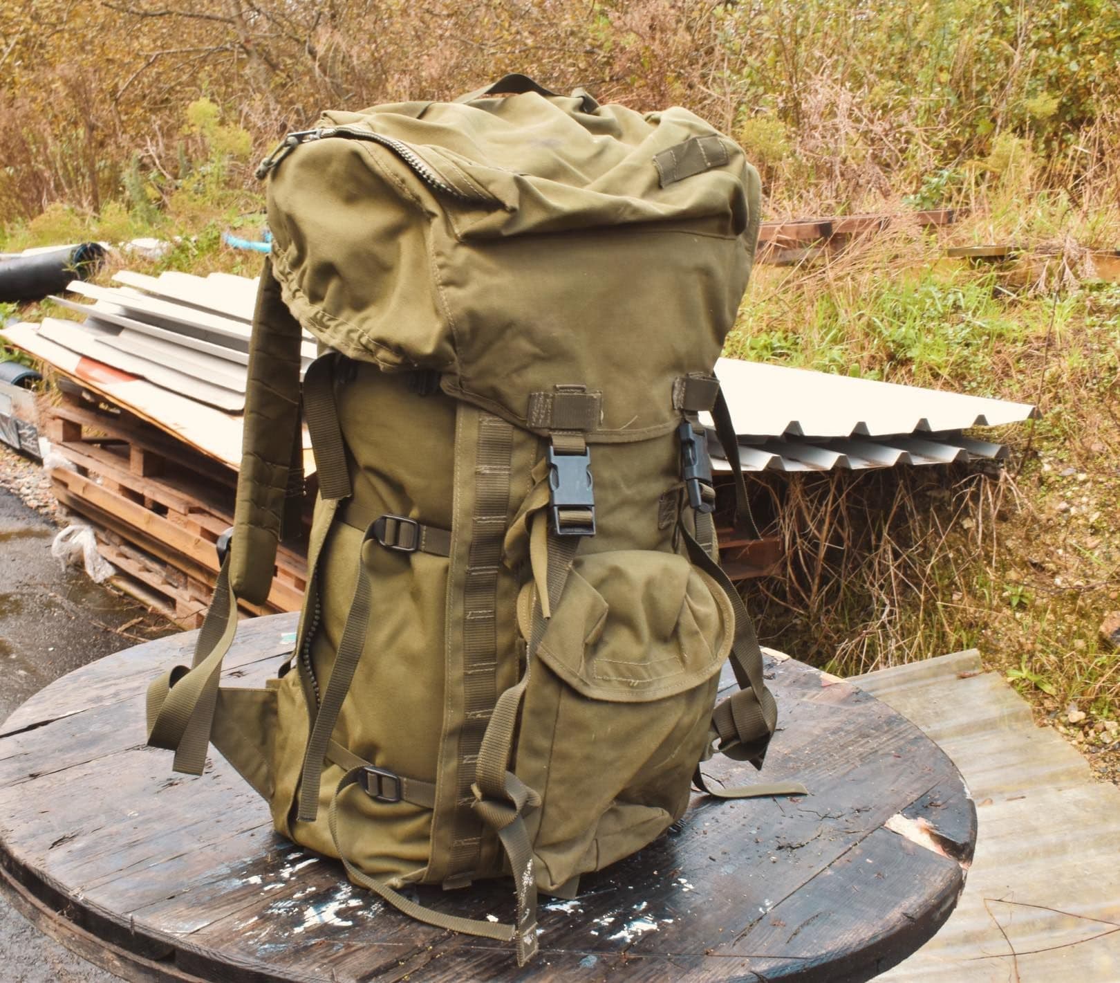 British Military Infantry Bergen Rucksack - Olive Green - Image 14