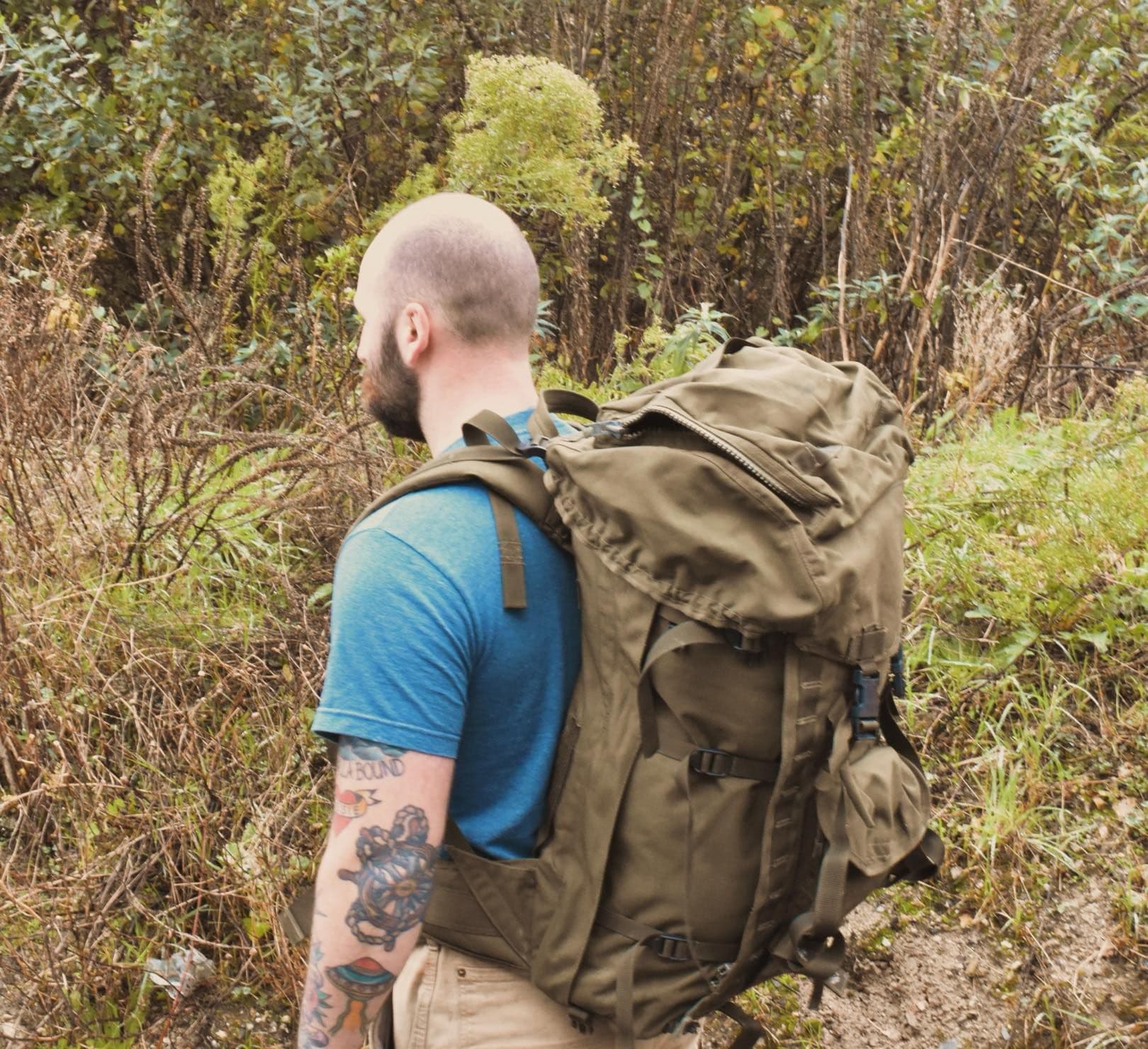 British Military Infantry Bergen Rucksack - Olive Green - Image 17