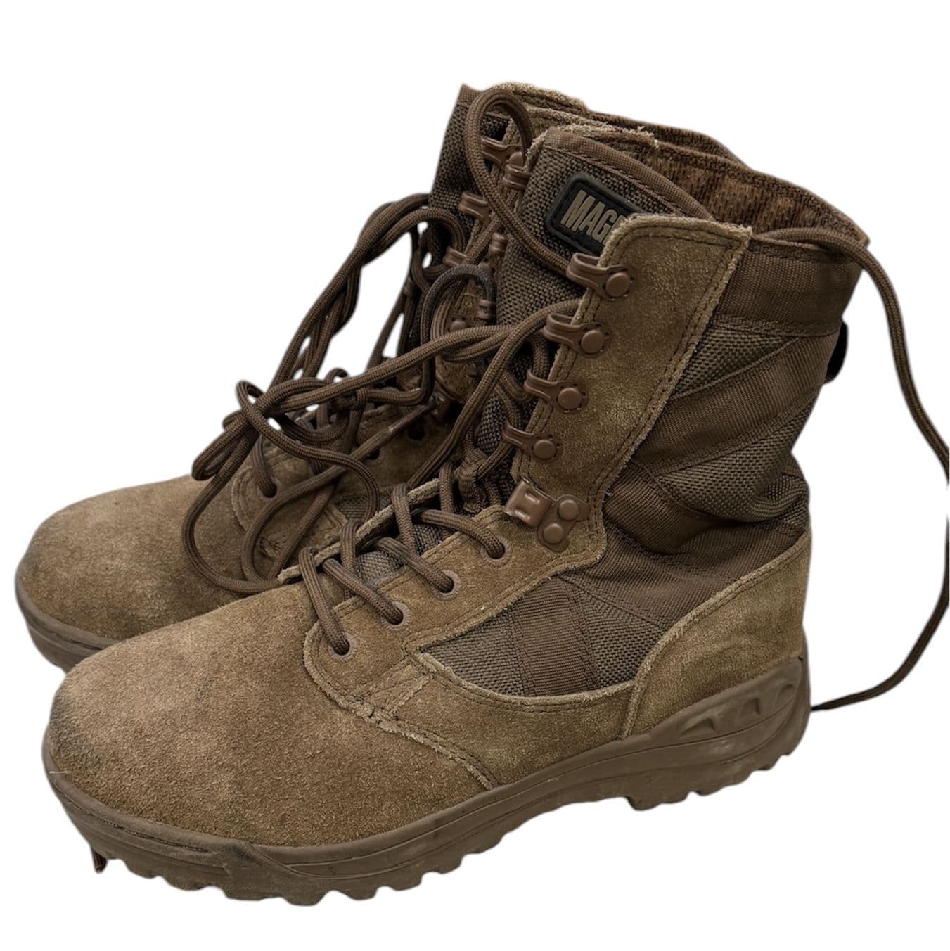 British Military Magnum Desert Patrol Brown Combat Boots - Image 2
