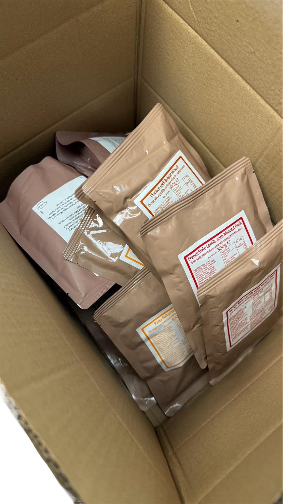 British Military MRE 2024 Ration Pack Meal Pouches Taster Kit - Image 4