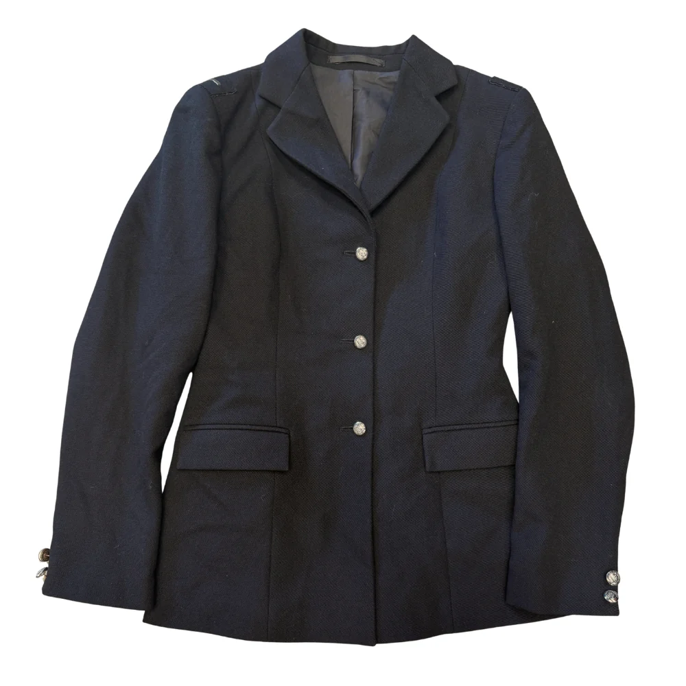 British Military North Yorkshire Fire Brigade Black Dress Jacket