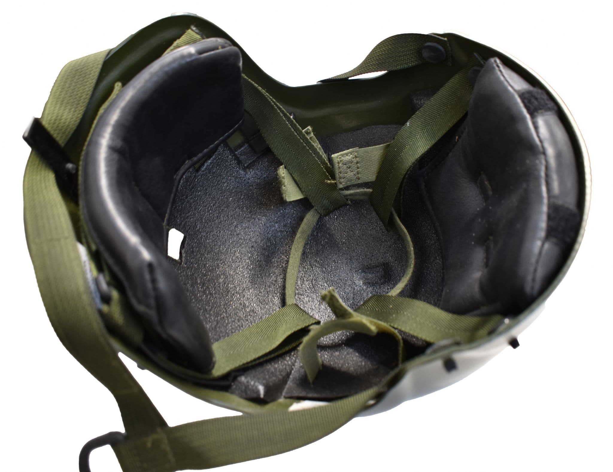 British Military Olive Green Engineers Protective Helmet - Image 4