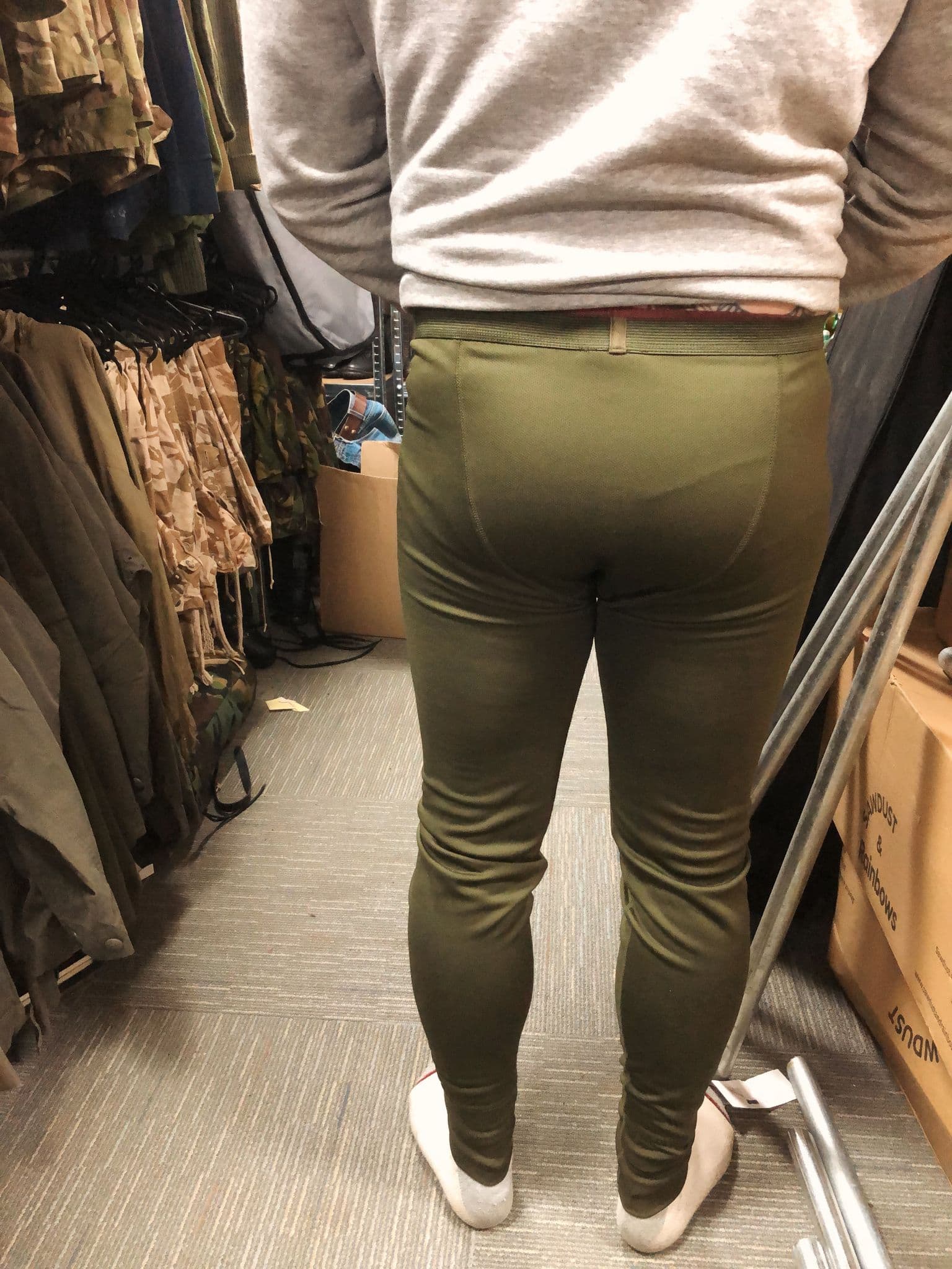 British Military Olive Green Long John Bottoms Thermal Base Layer - Image 9