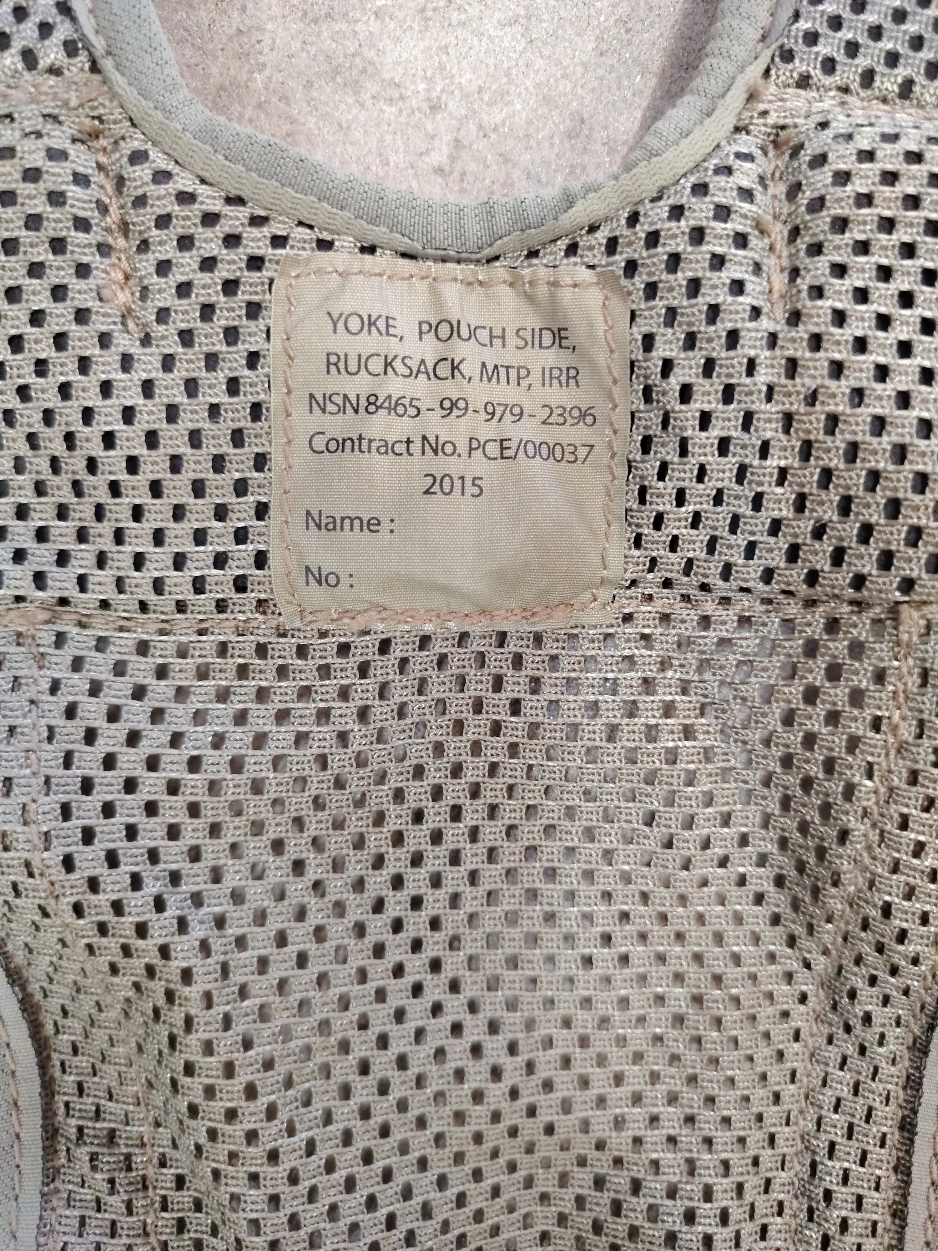 British Military Rucksack MTP Side Pouch Yoke - Image 3