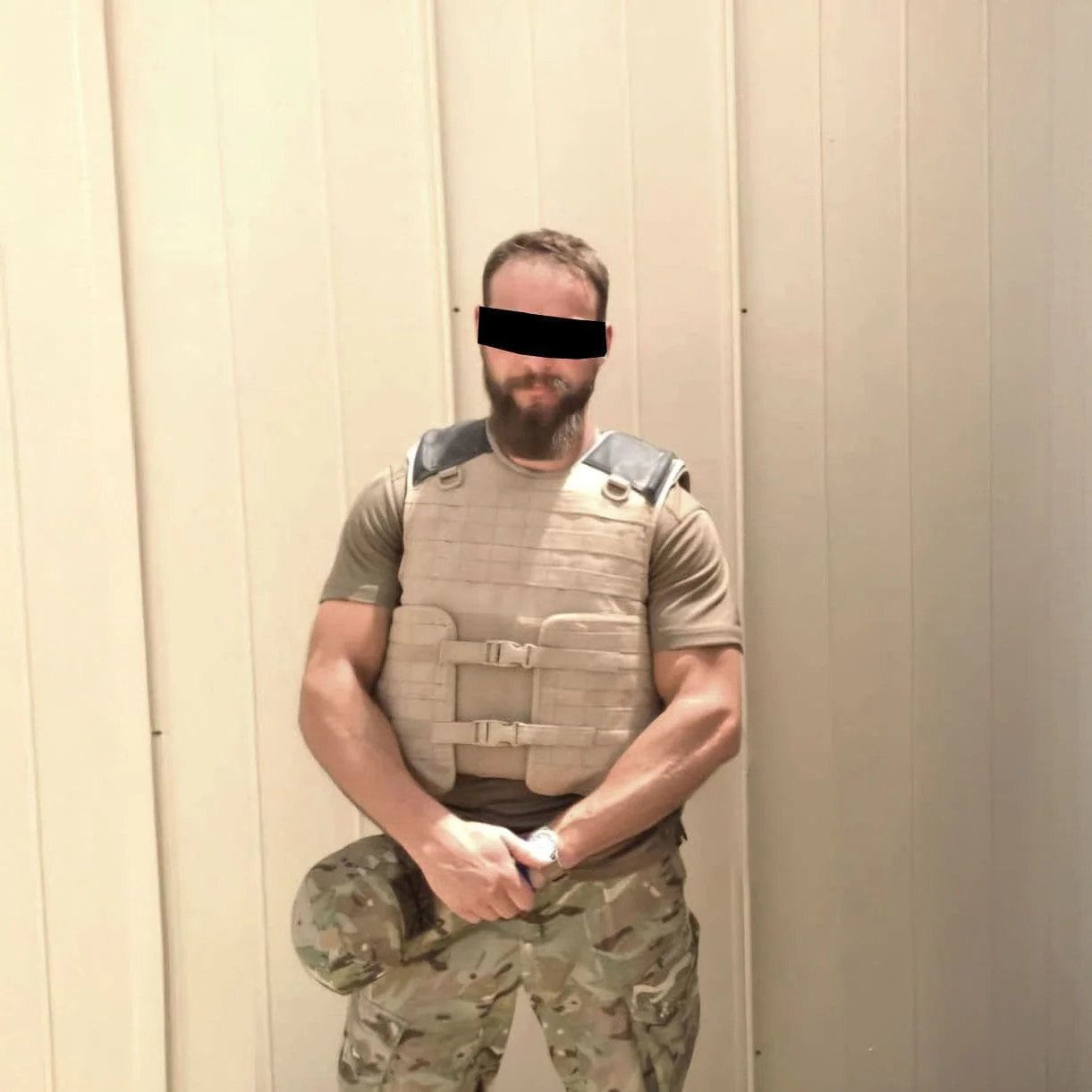 British Military Solo Tan Body Armour Vest Cover - Image 4