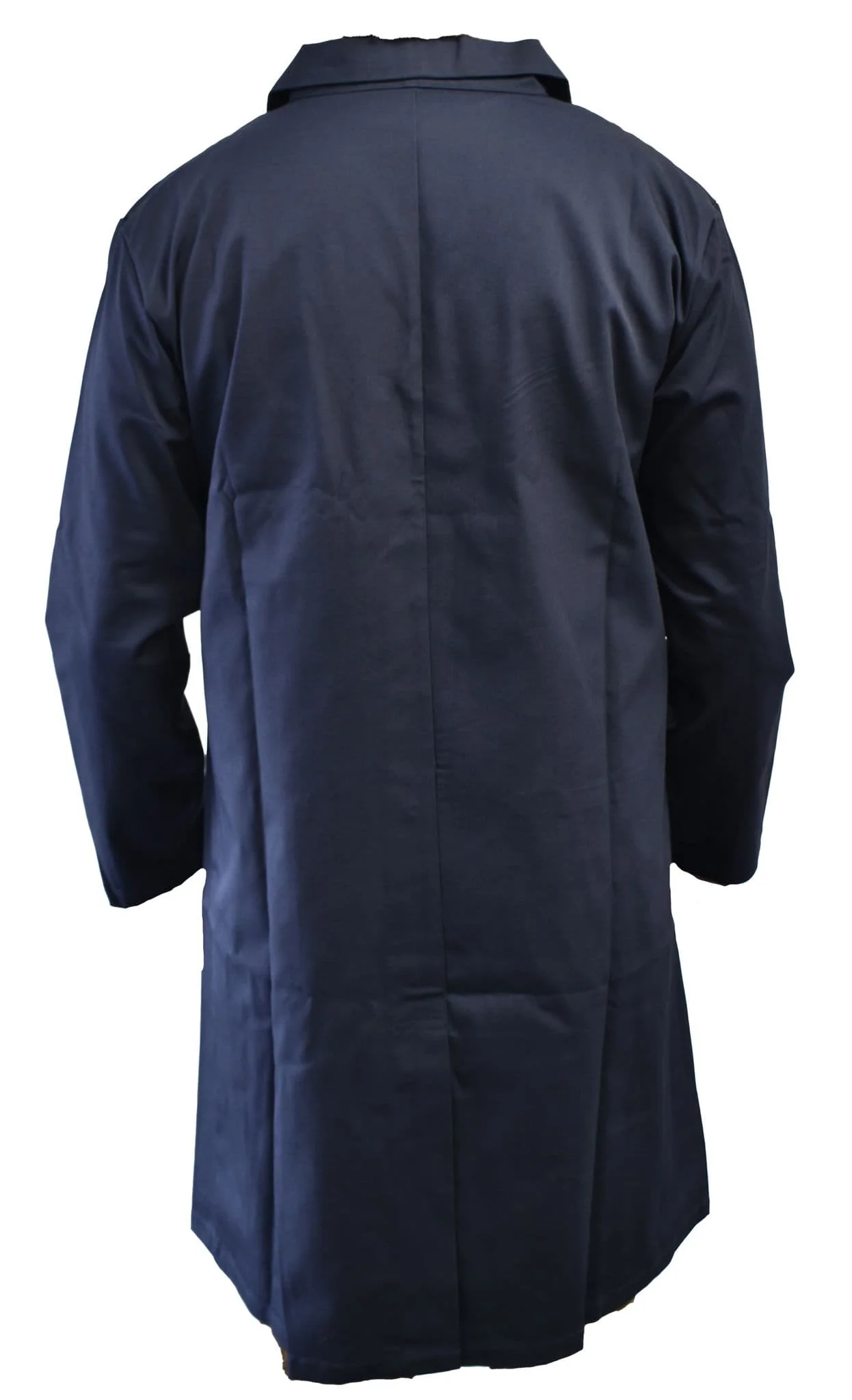 British Military Surplus Men's Long Coat Overall Jacket - Navy Blue - Image 5