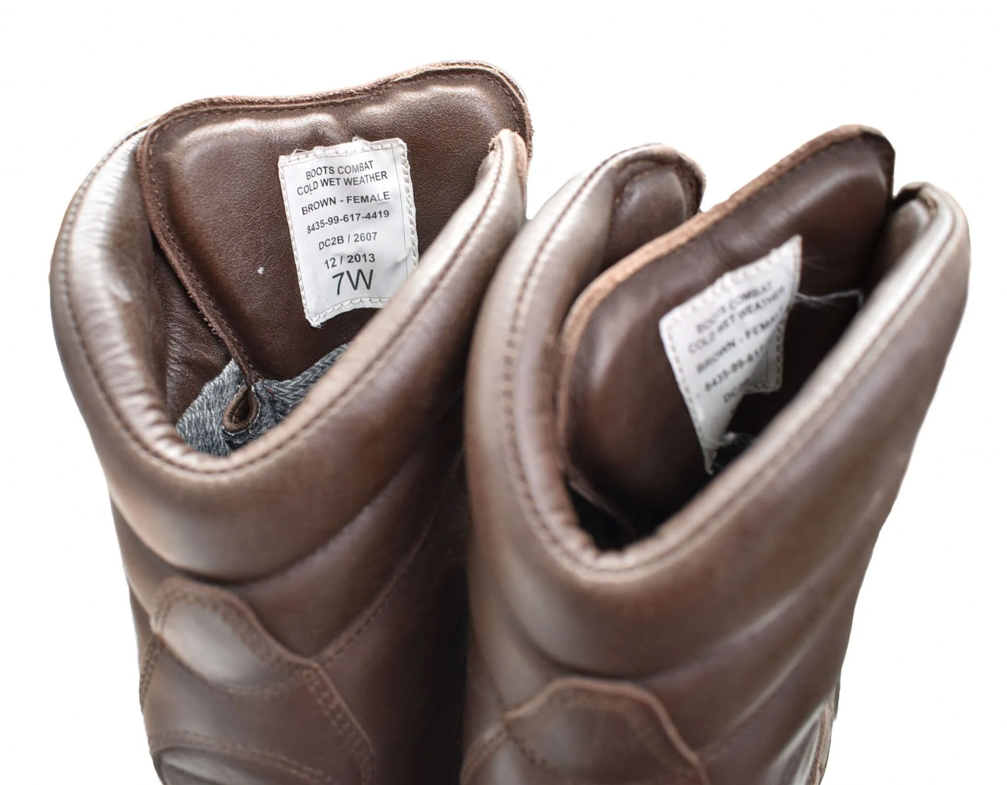 British Military Women's Karrimor SF Combat Cold Wet Weather Brown Boots - Image 5