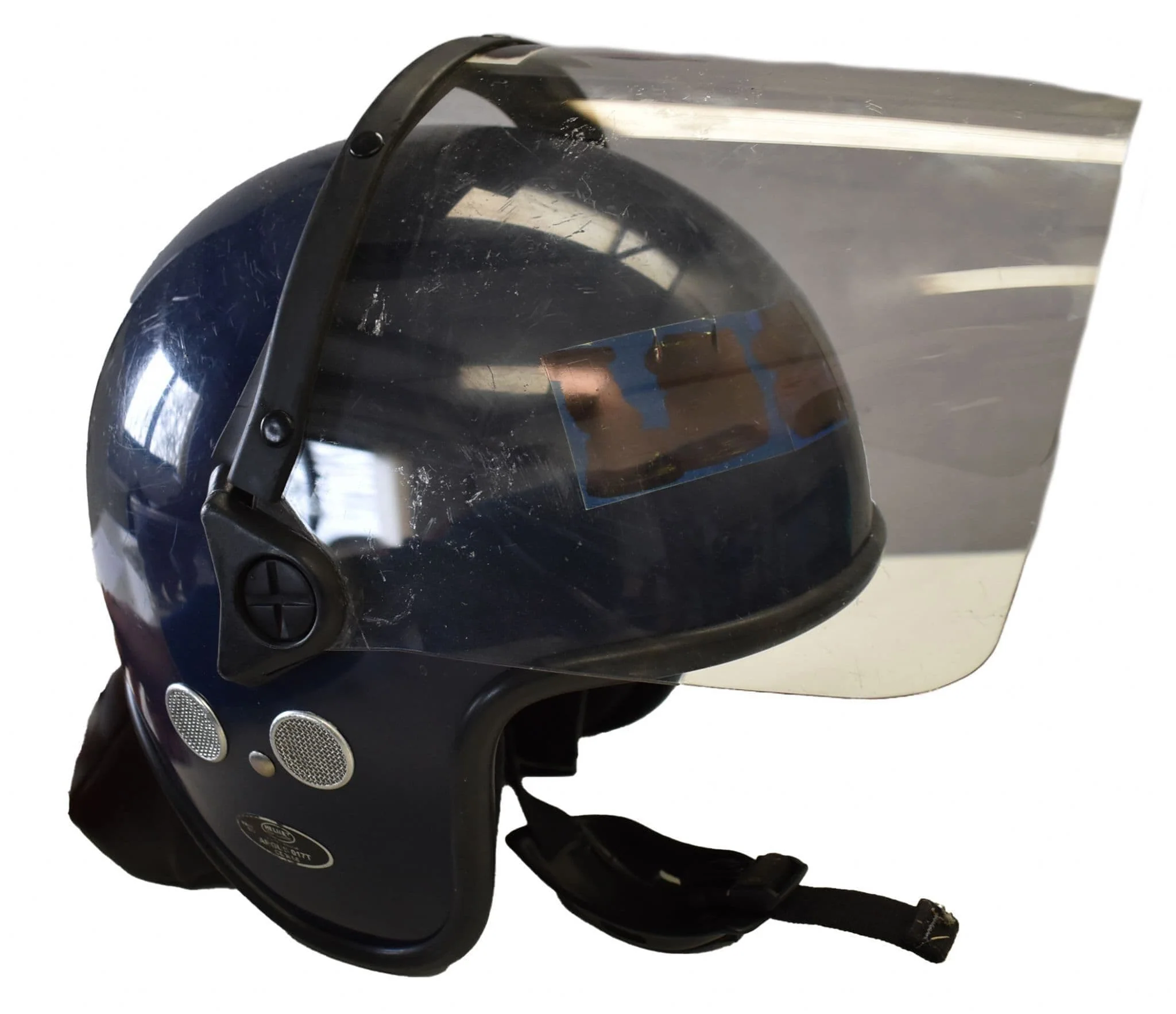 British Police Genuine Riot Protective Helmet  - Grade 2 - Image 2