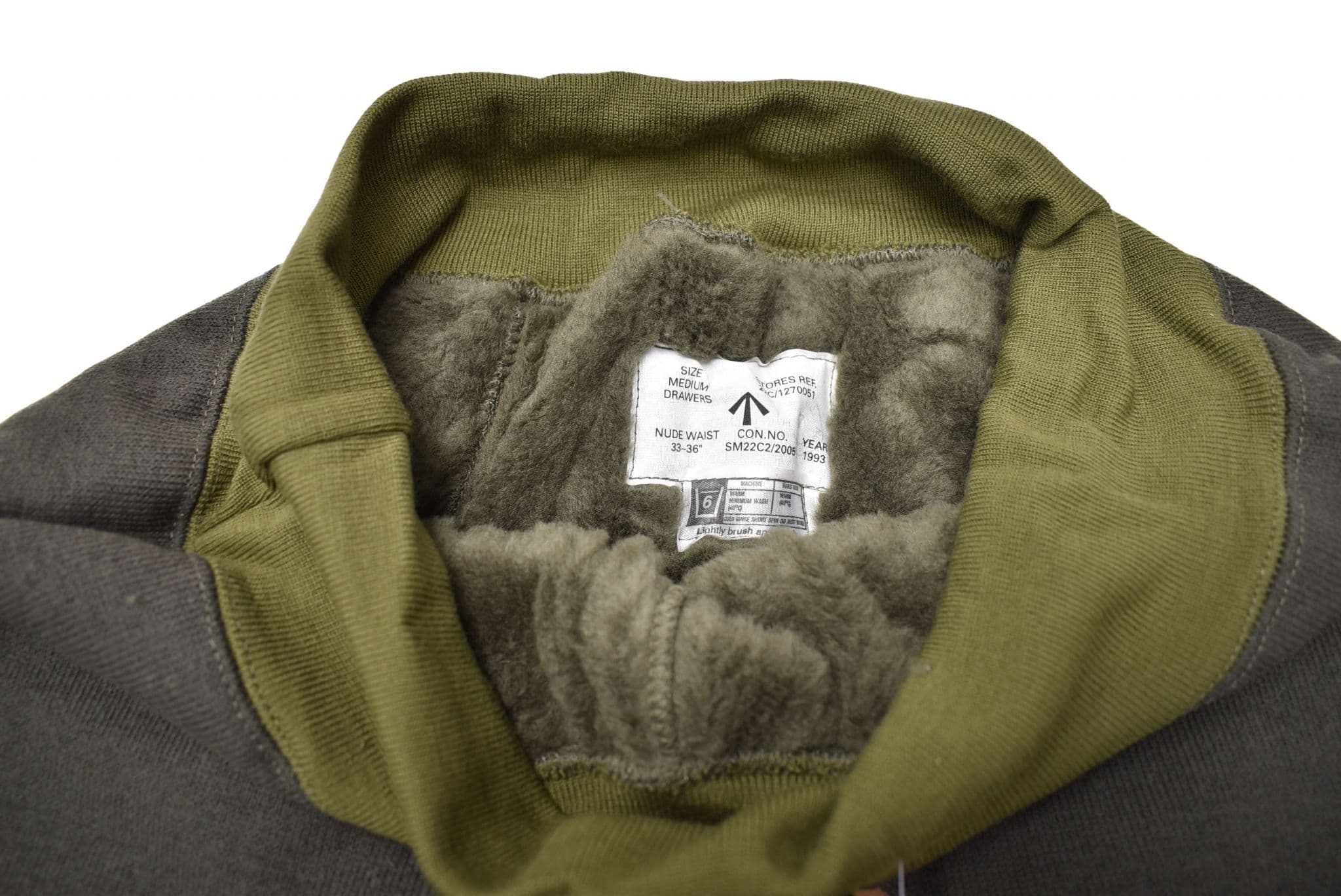 British RAF Aircrew Cold Weather Underwear Drawers Trousers - Olive - Image 4