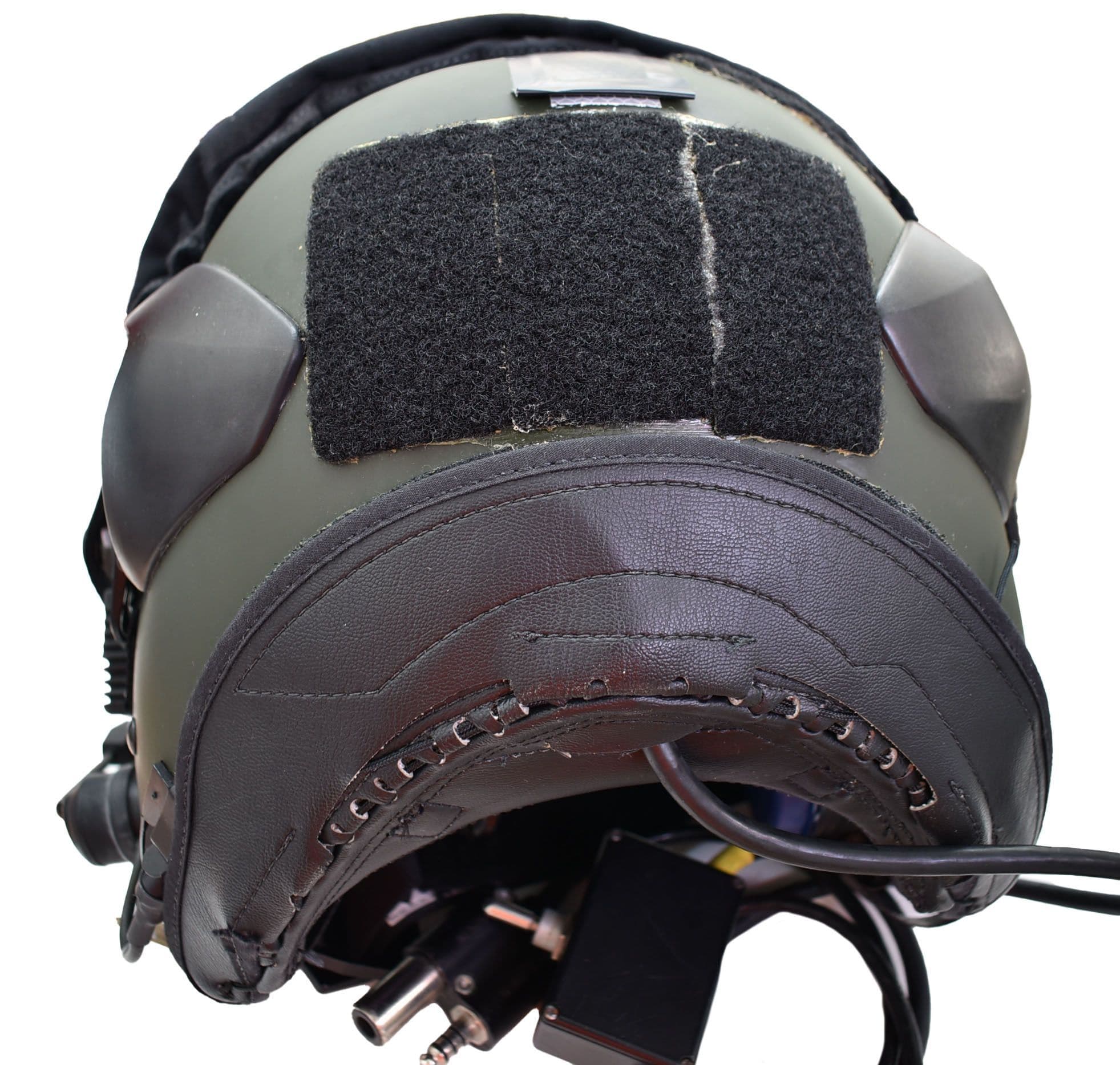 British RAF Aircrew MK4B/4L Olive Green Flying Helmet - Medium - Image 7