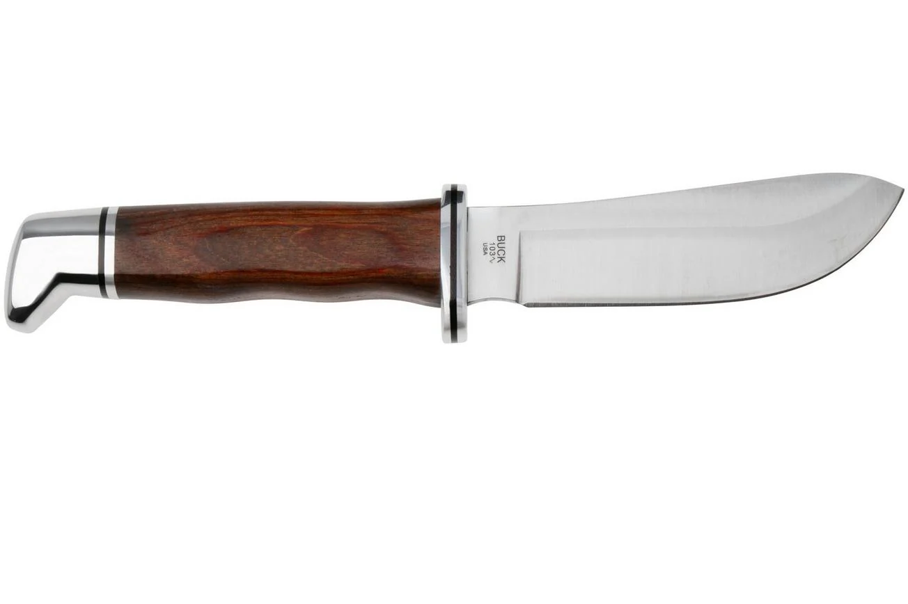 Buck 103 Skinner Fixed Blade Knife - DymaLux Cocobolo Heritage - Image 3