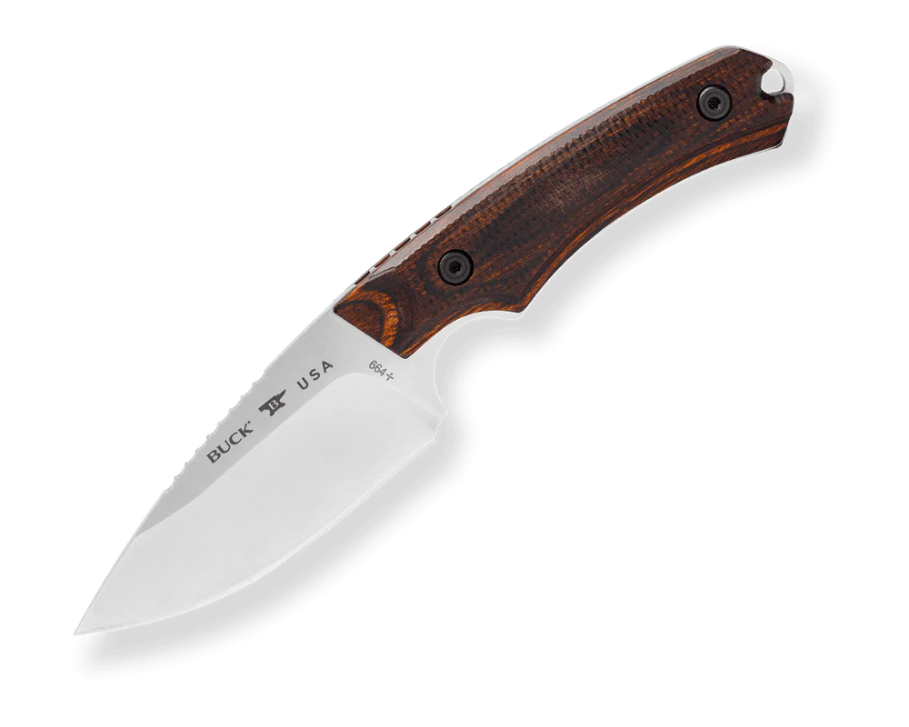Buck 664 Alpha Hunter Pro Fixed Blade Knife - Walnut DymaLux - Image 3