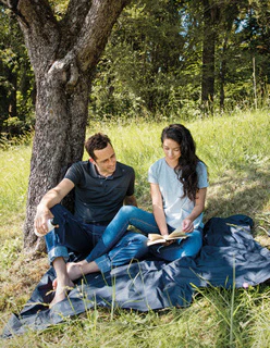 Cocoon Picnic Blanket - Midnight Blue - Image 2
