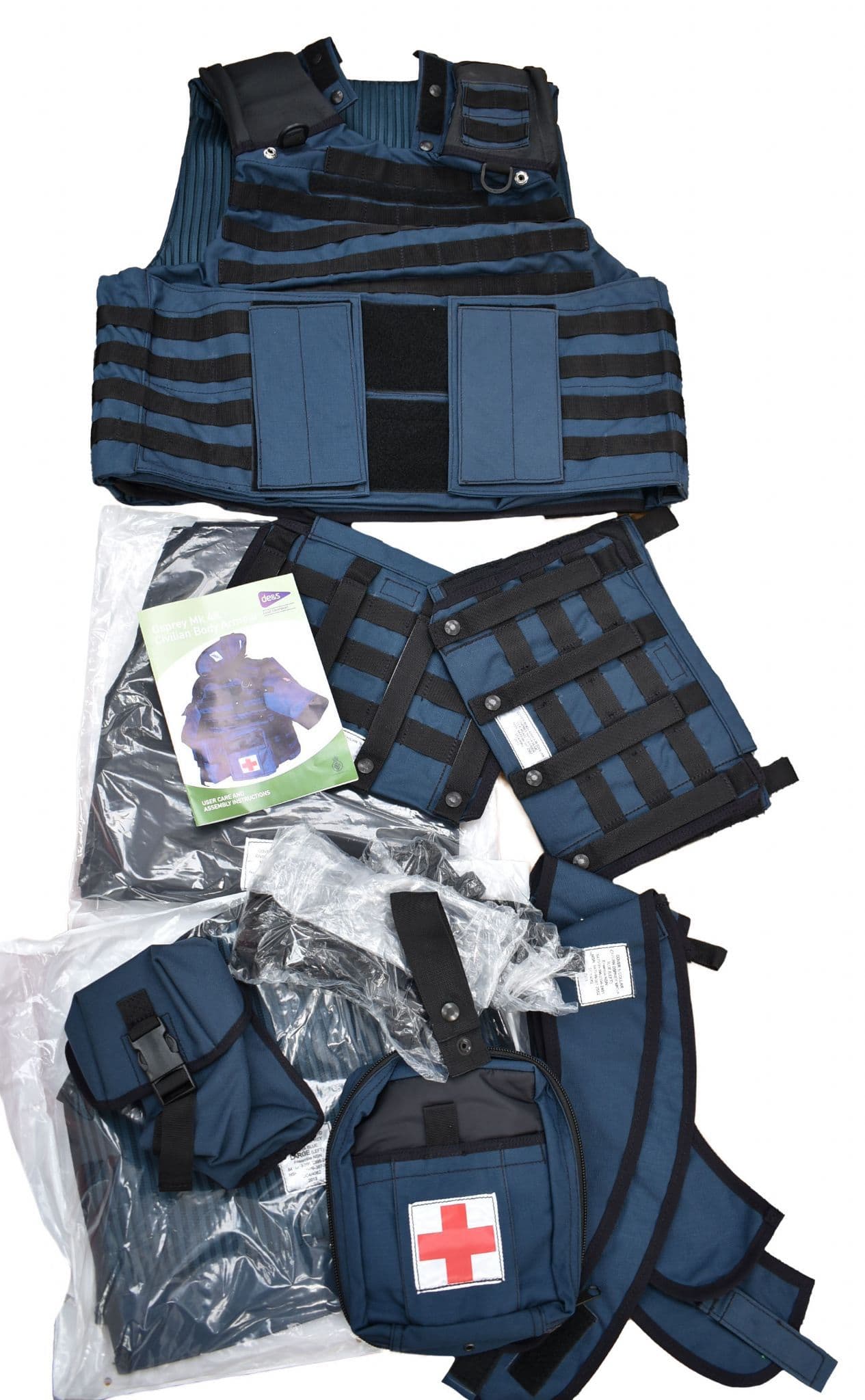 CQC Osprey MK4A Blue Civilian Body Armour Complete Set - Brand New - Image 9