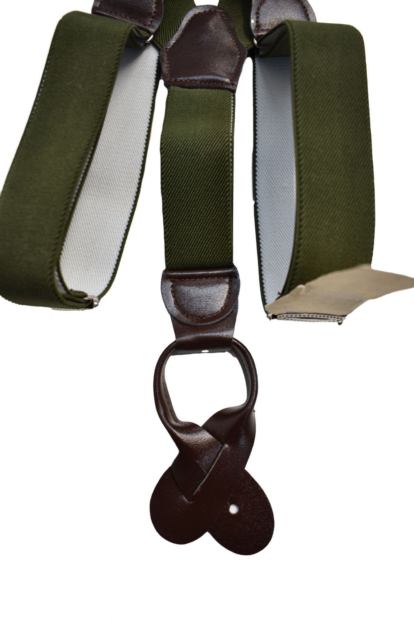 Czech Military M60 Trouser Suspenders Olive Green - Supergrade - Image 3
