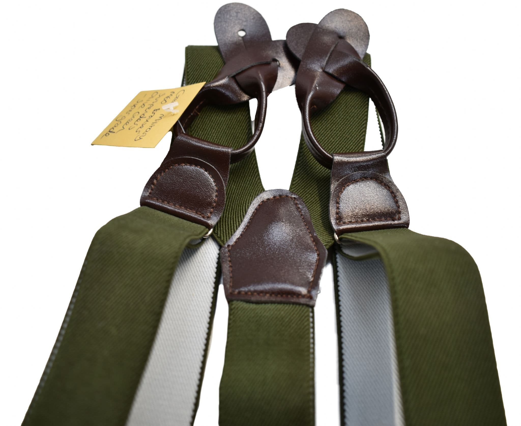 Czech Military M60 Trouser Suspenders Olive Green - Supergrade - Image 4