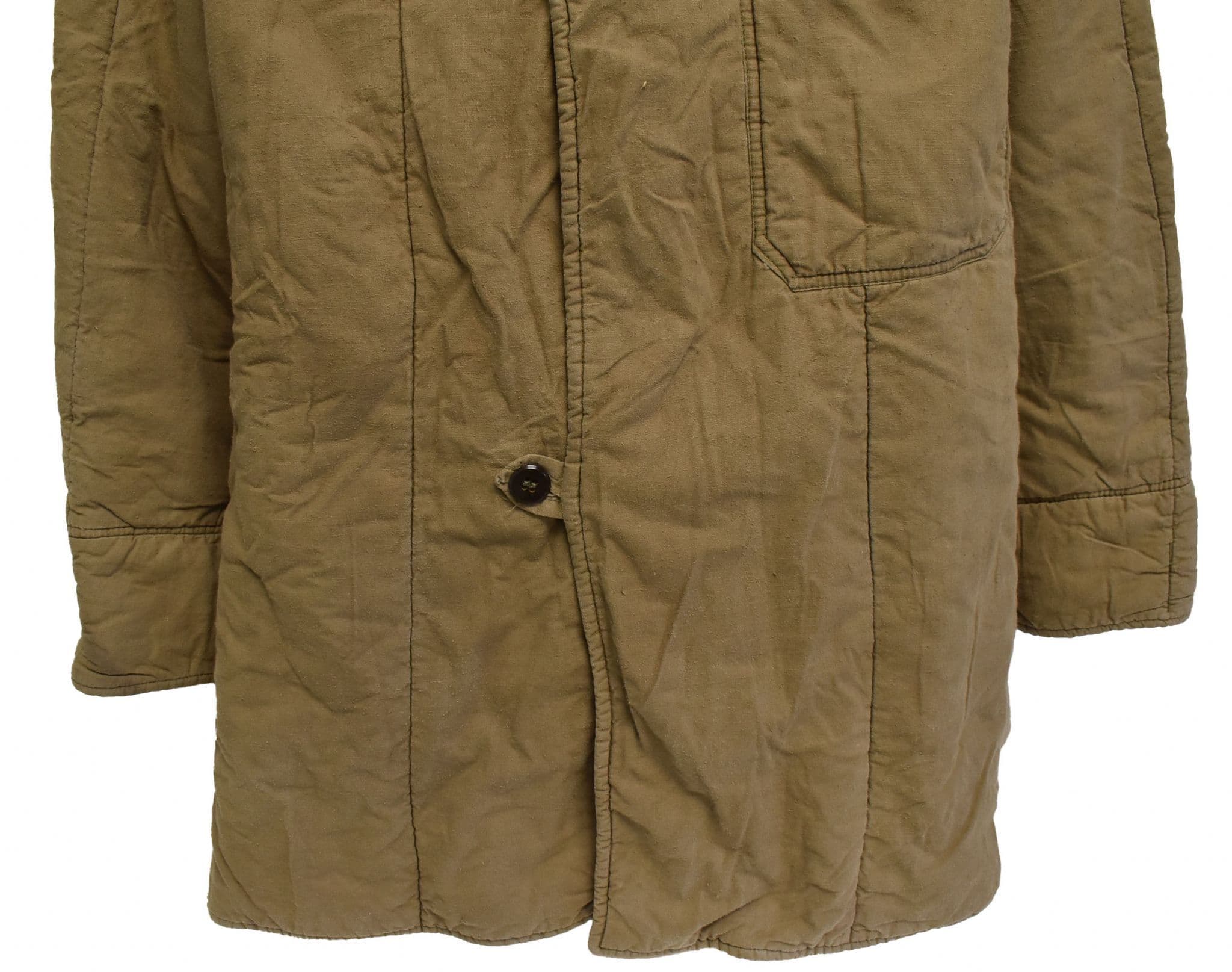 Czech Military Parka Liner With Fur Collar - Image 3