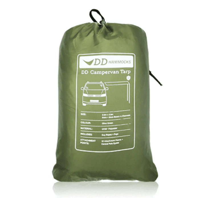 DD Hammocks Campervan Tarp - Olive Green - Image 2