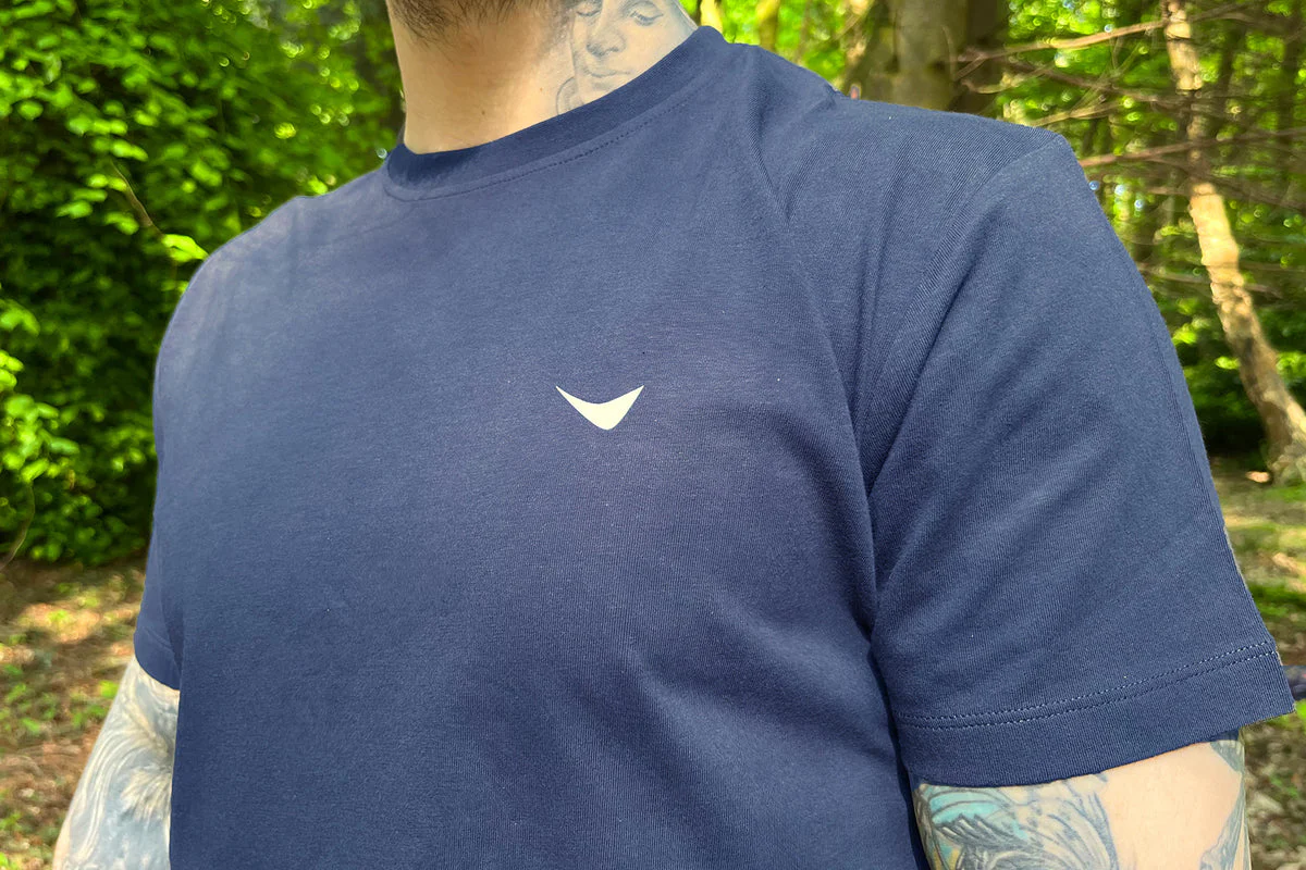 DD Hammocks Men's Icon T-Shirt - Athletic Fit - Atlantic Blue - Image 3