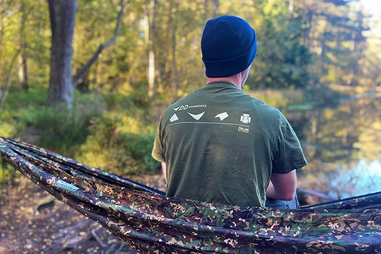 DD Hammocks Men's Icon T-Shirt - Athletic Fit - Dark Olive Green - Image 6