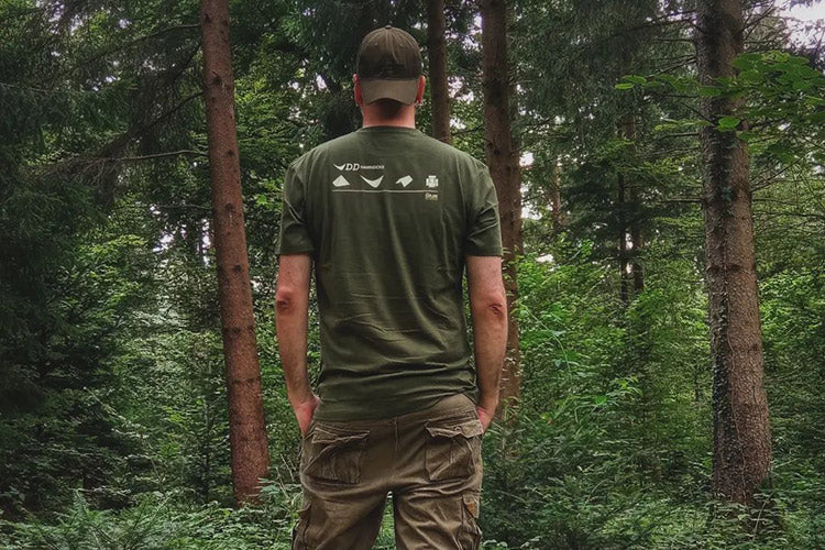 DD Hammocks Men's Icon T-Shirt - Regular Fit - Dark Olive Green - Image 4