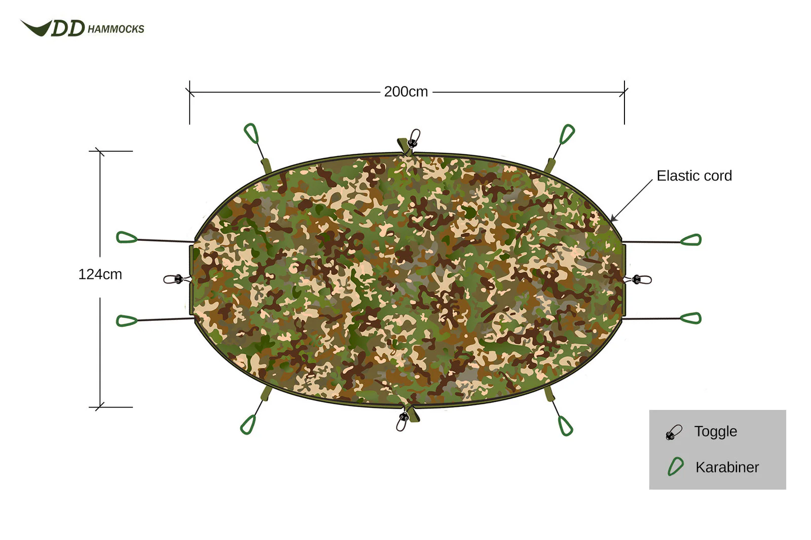 DD Hammocks Multicam Deluxe Camping Combo Set - Image 7