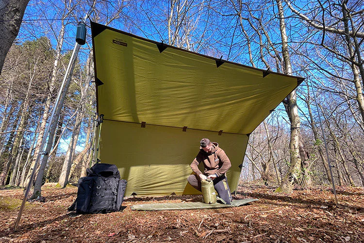DD Hammocks Recycled - Tarp 3 - Olive Drab - Image 10