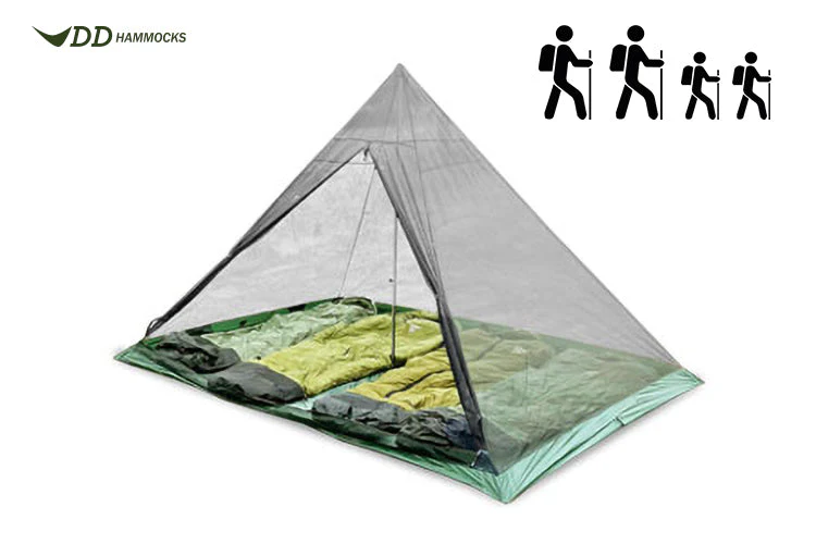 DD Hammocks SuperLight Pyramid Mesh Tent - Family Size - Image 2
