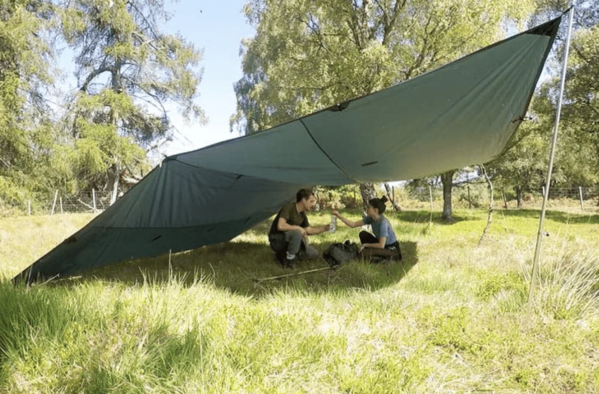 DD Hammocks Tarp 5x5m - Olive Green - Image 3