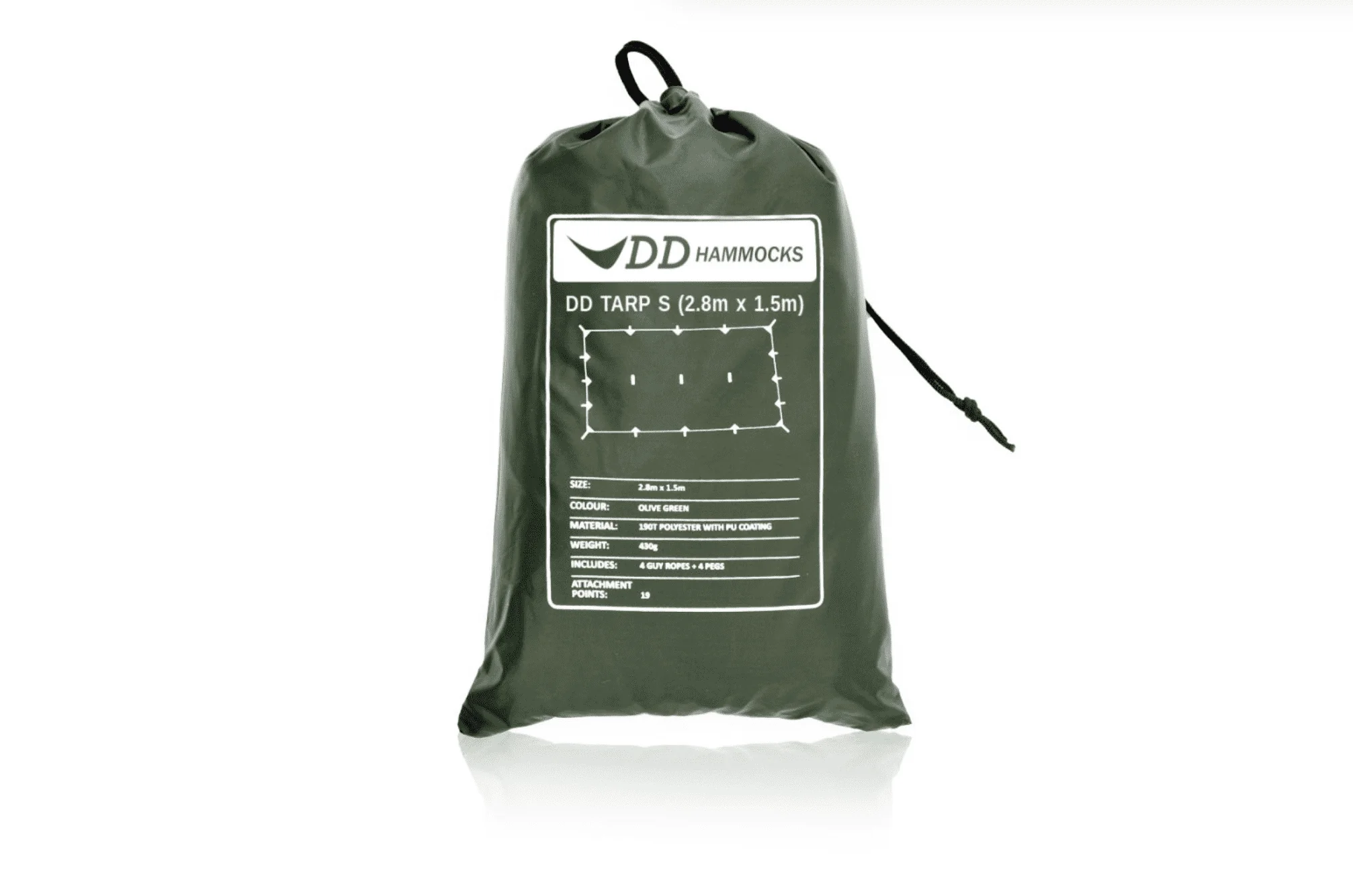 DD Hammocks Tarp S - Olive Green - Image 2