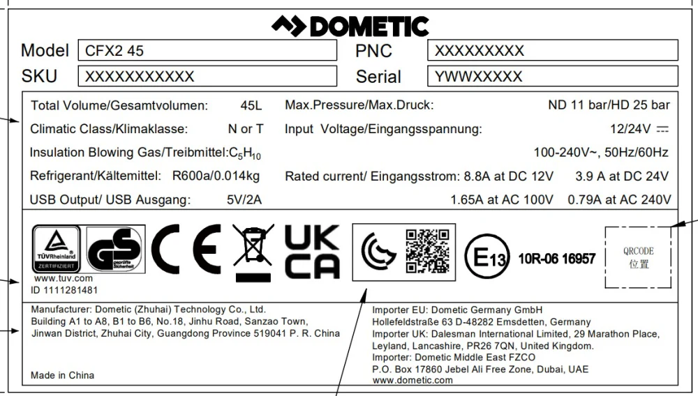 Dometic CFX2 45 Compressor Cooler Box - Image 7