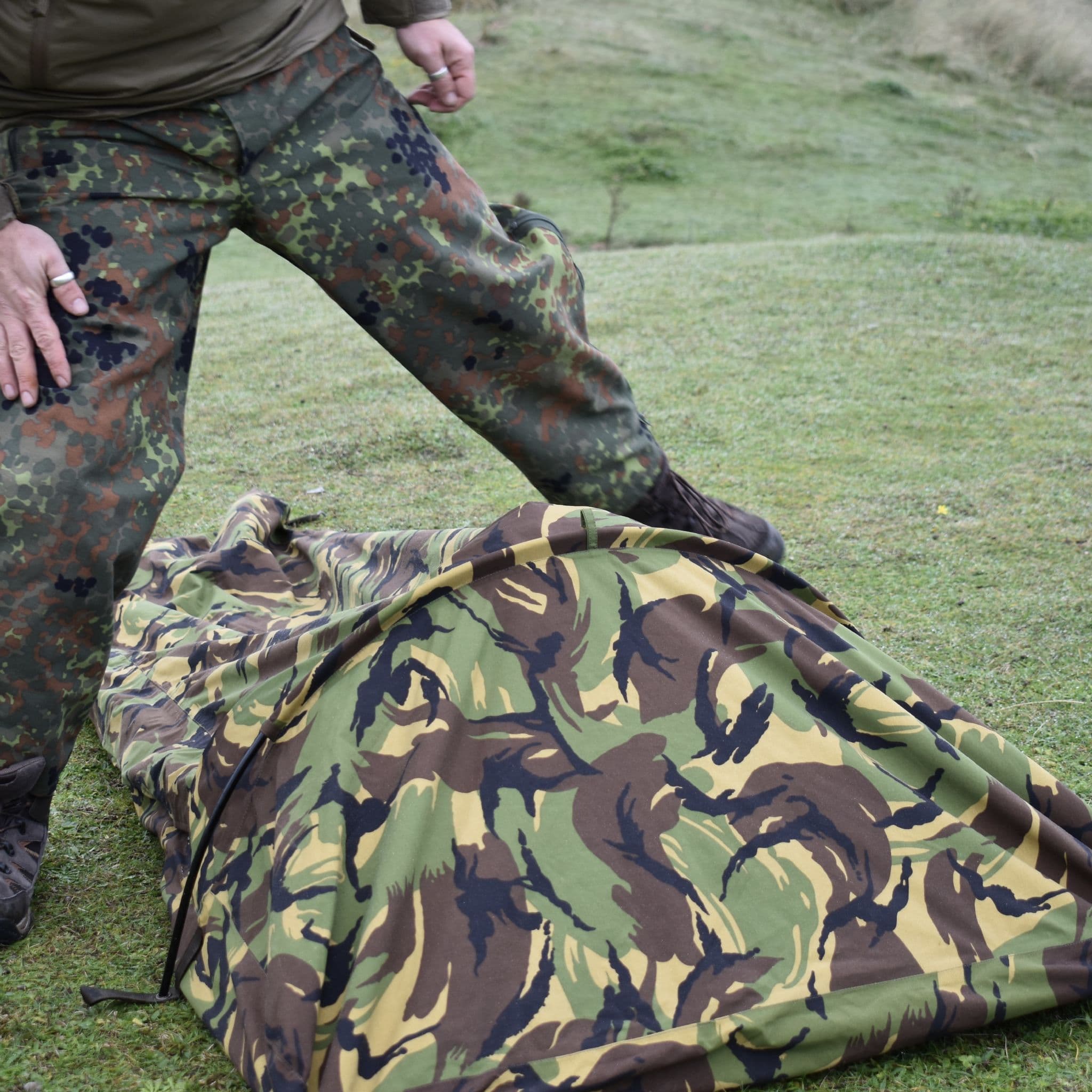 Dutch Army Hooped Bivi Bag GoreTex Camouflage - Image 17