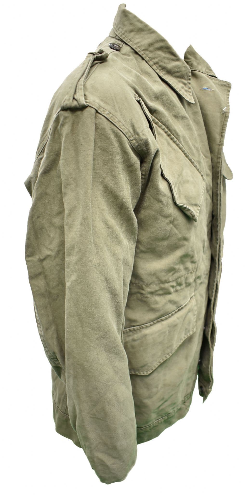 Dutch Military Vintage Olive Green Jacket - Image 3